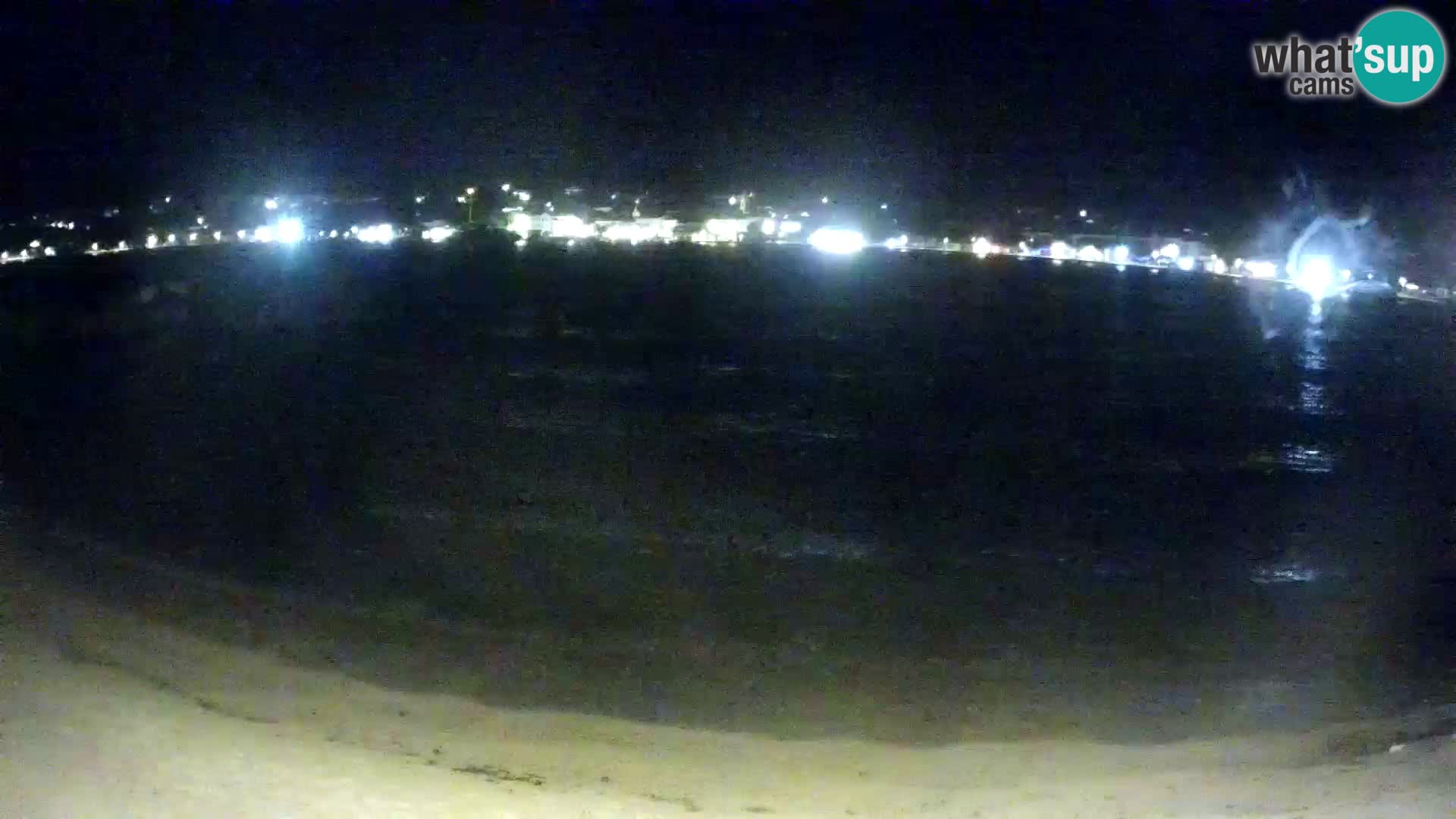 Novalja webcam – spiaggia cittadina