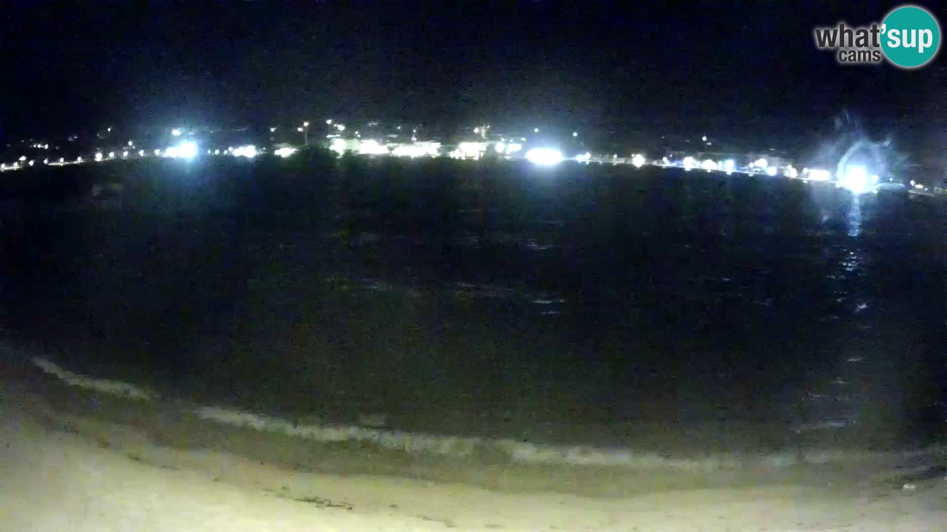 Novalja webcam – spiaggia cittadina