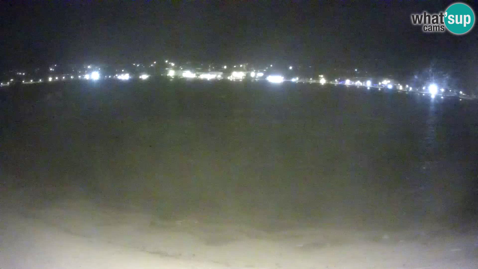 Novalja webcam – spiaggia cittadina