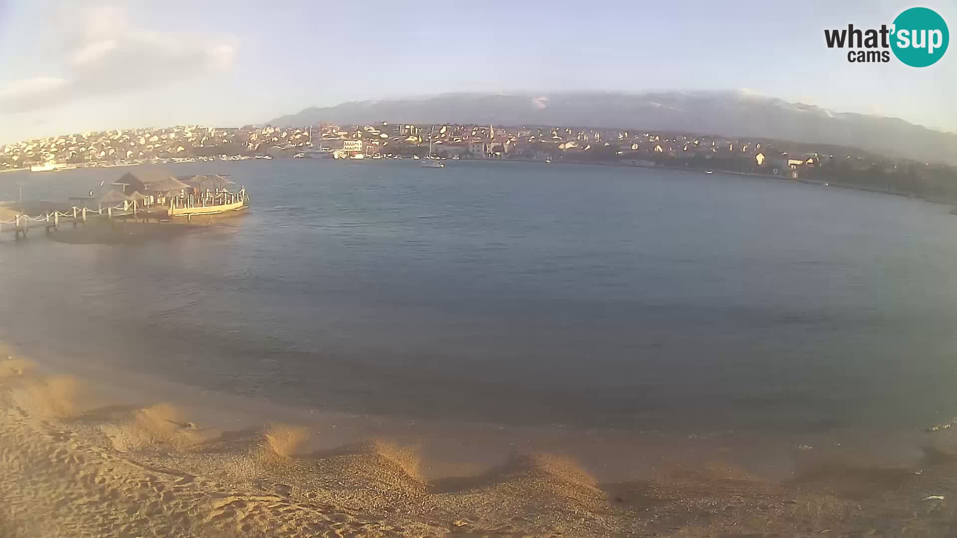 Live webcam Novalja – The Town beach