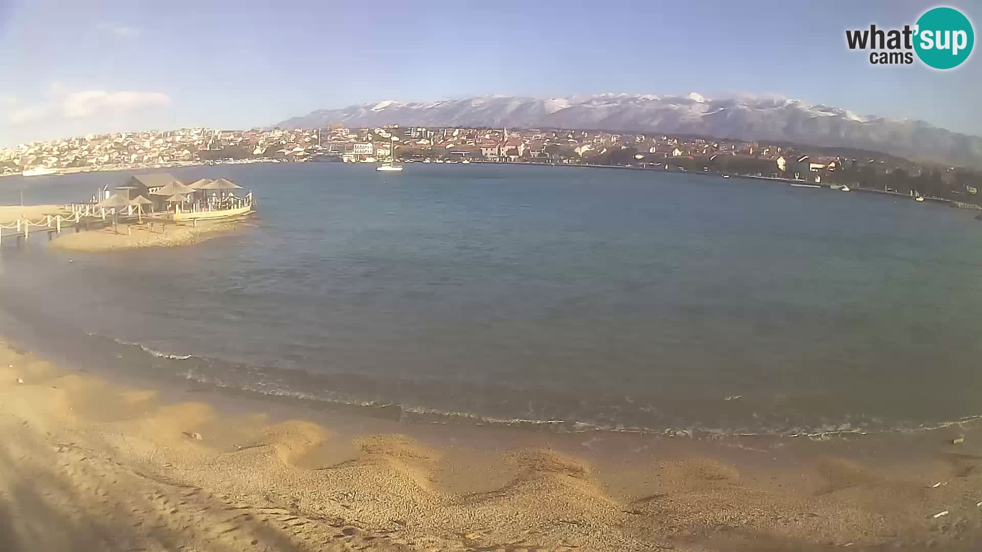 Novalja livecam – plage de la ville