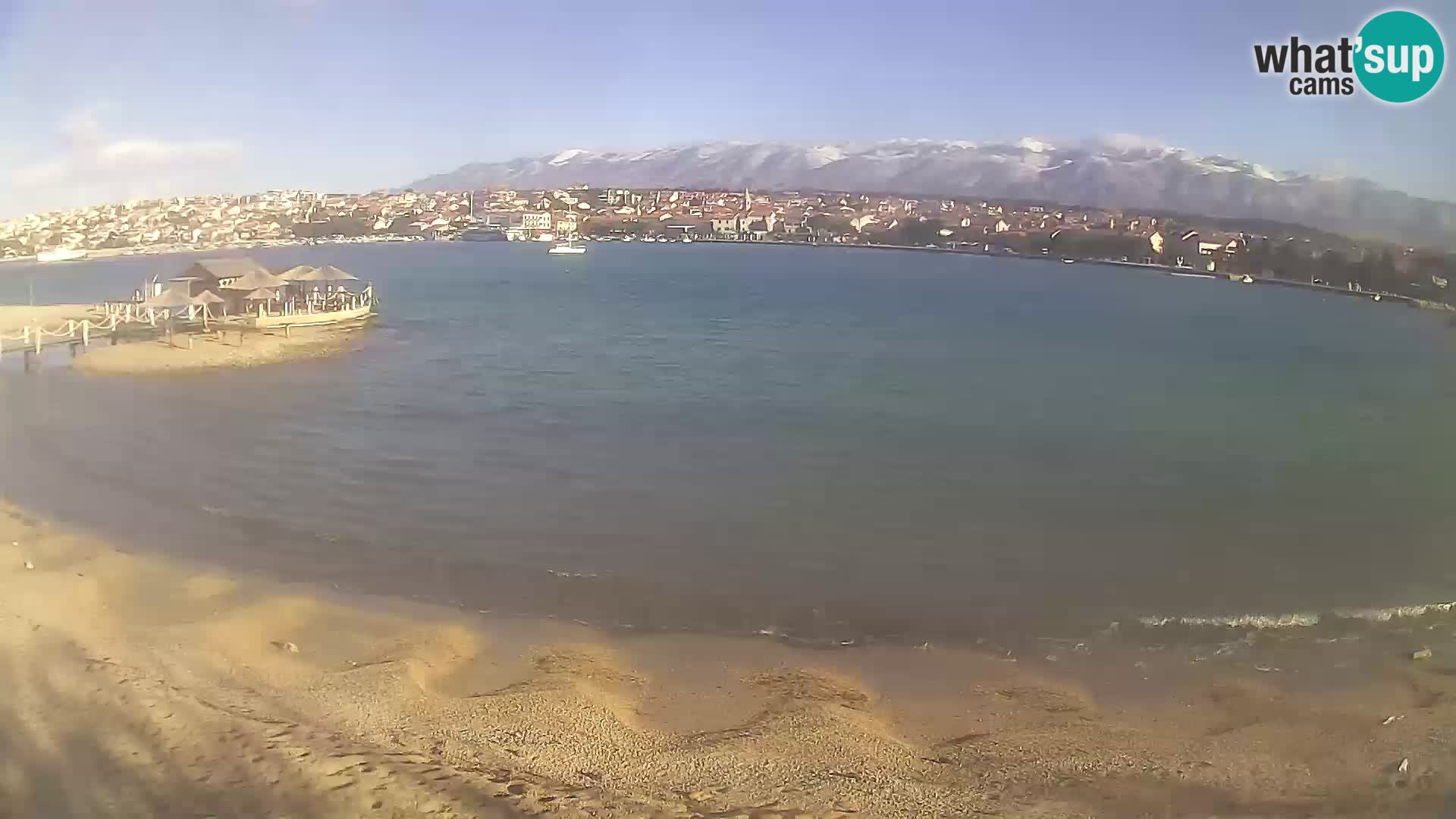 Live webcam Novalja – The Town beach