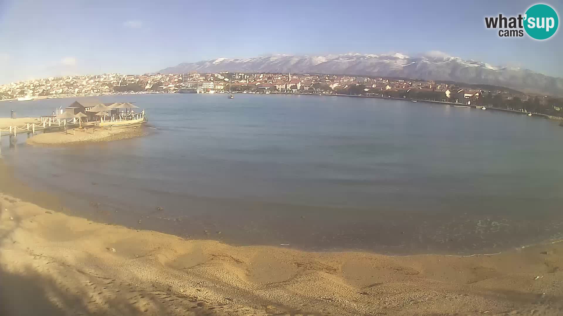 Live webcam Novalja – The Town beach