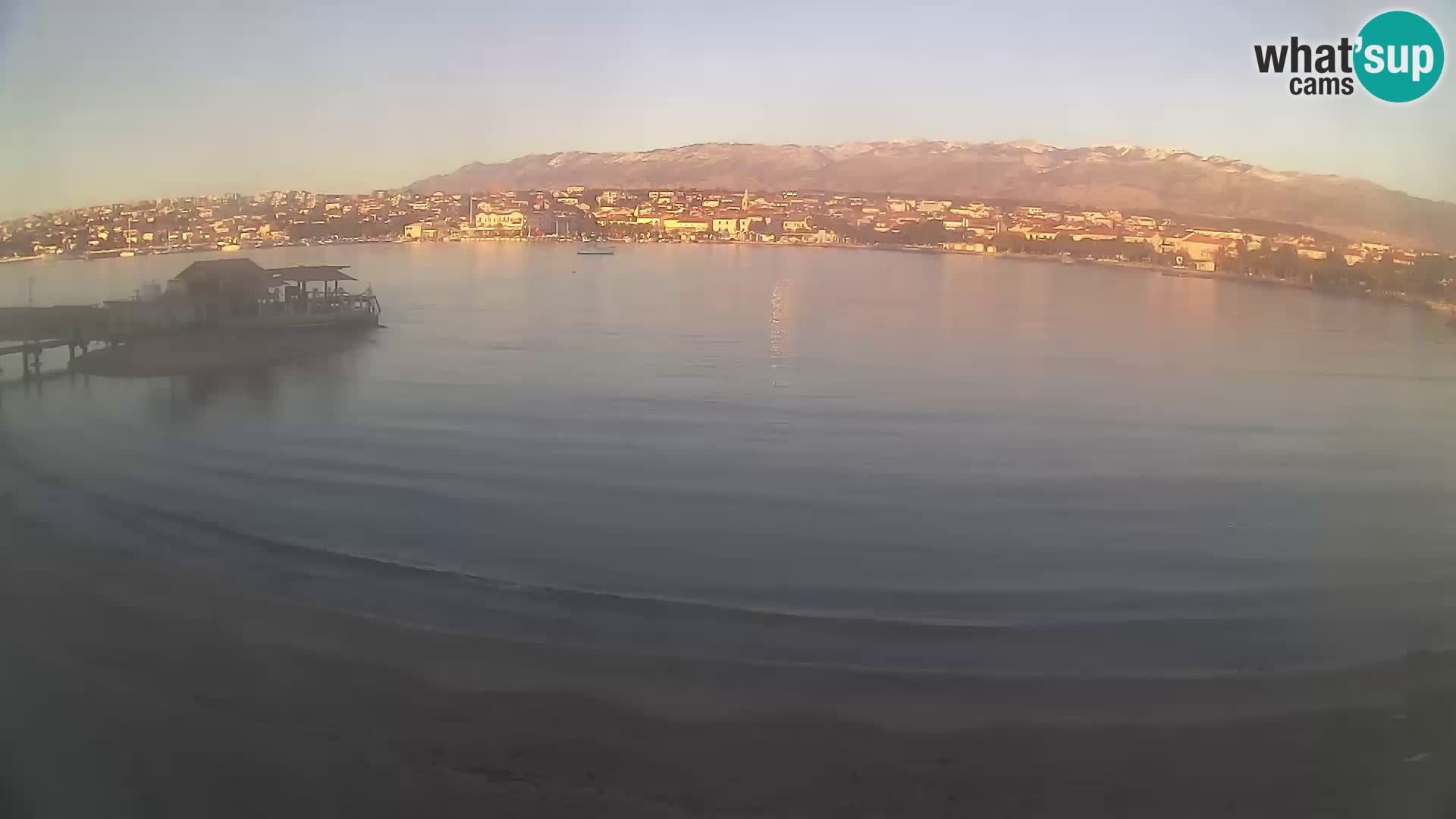 Live webcam Novalja – The Town beach