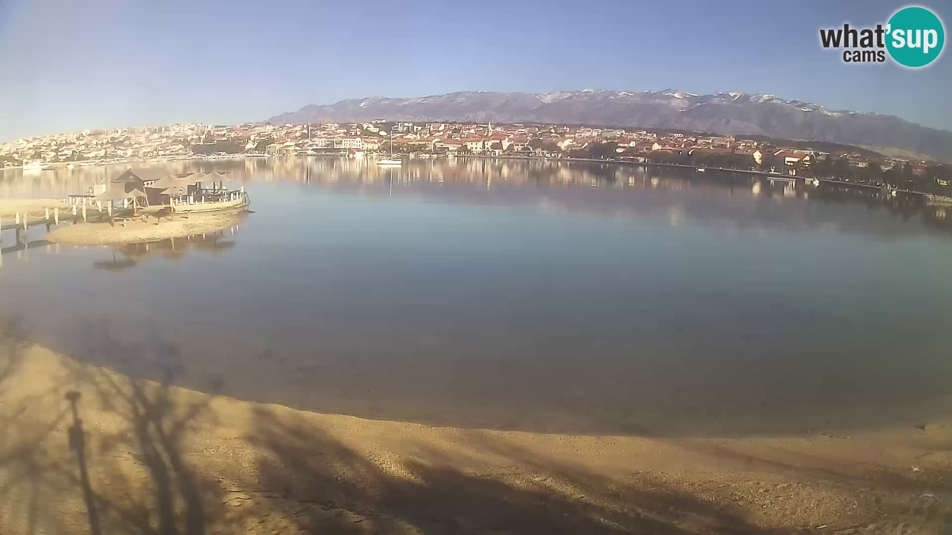 Live webcam Novalja – The Town beach