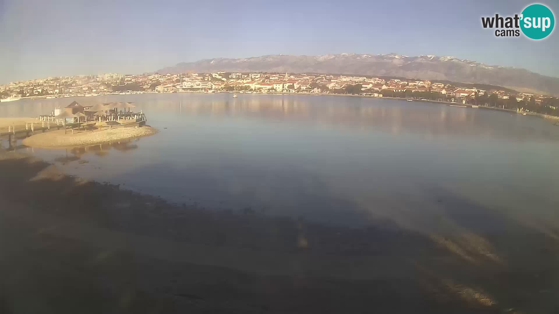 Live webcam Novalja – The Town beach