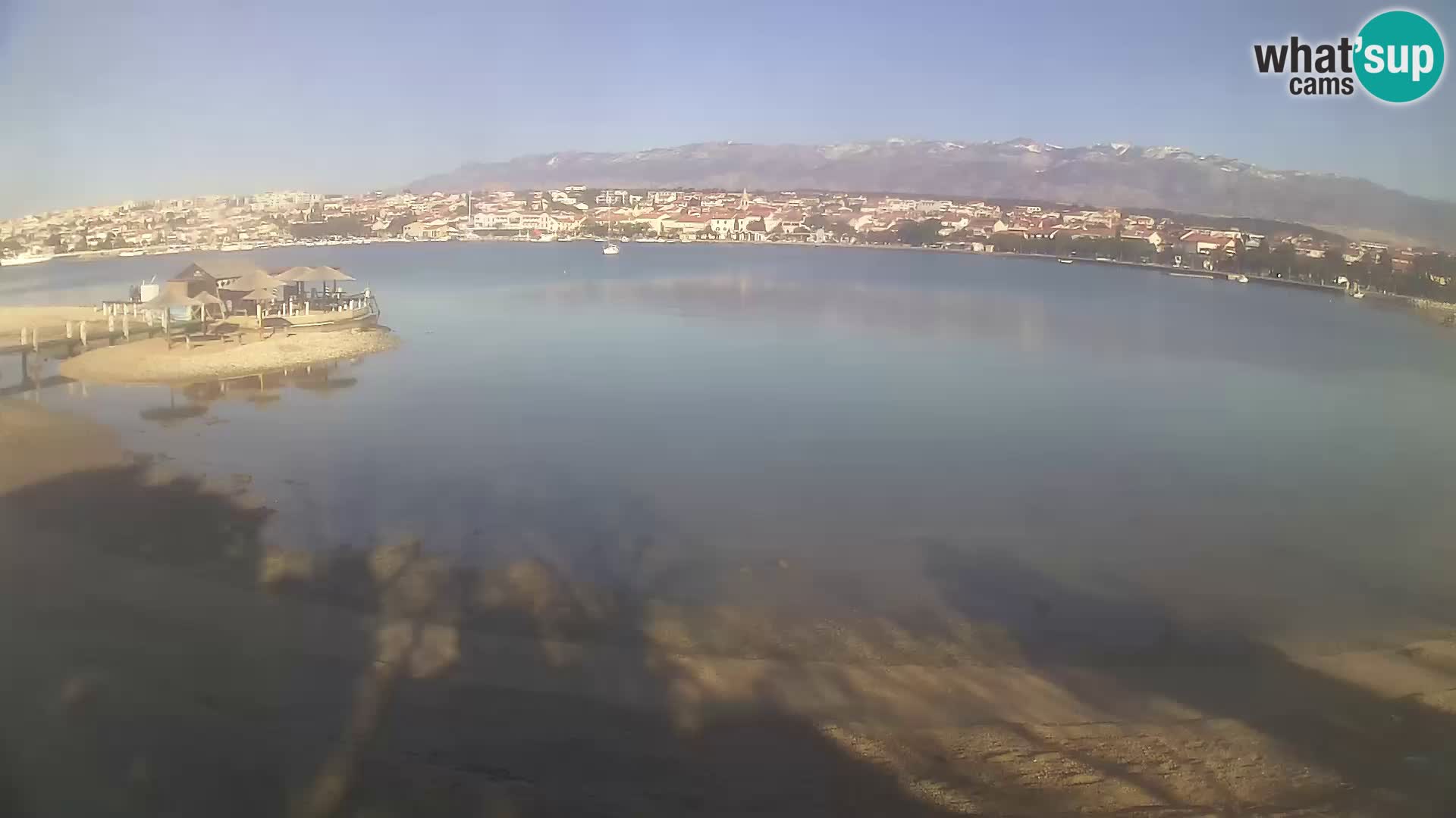 Live webcam Novalja – The Town beach