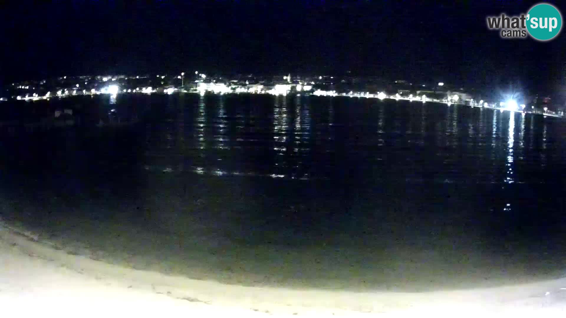 Novalja livecam – plage de la ville