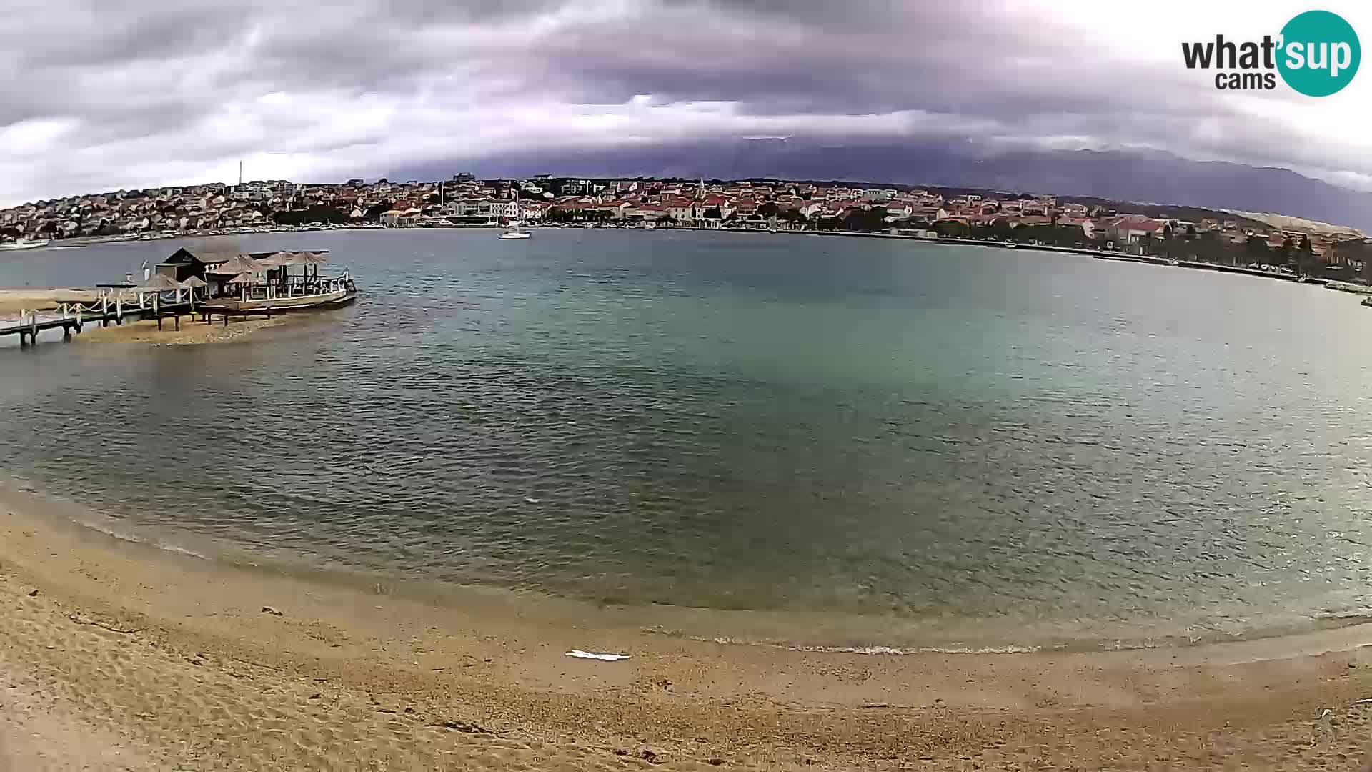 Novalja Kamera v živo – mestna plaža