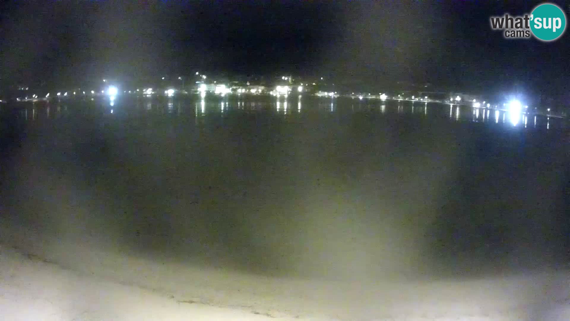 Novalja webcam – spiaggia cittadina