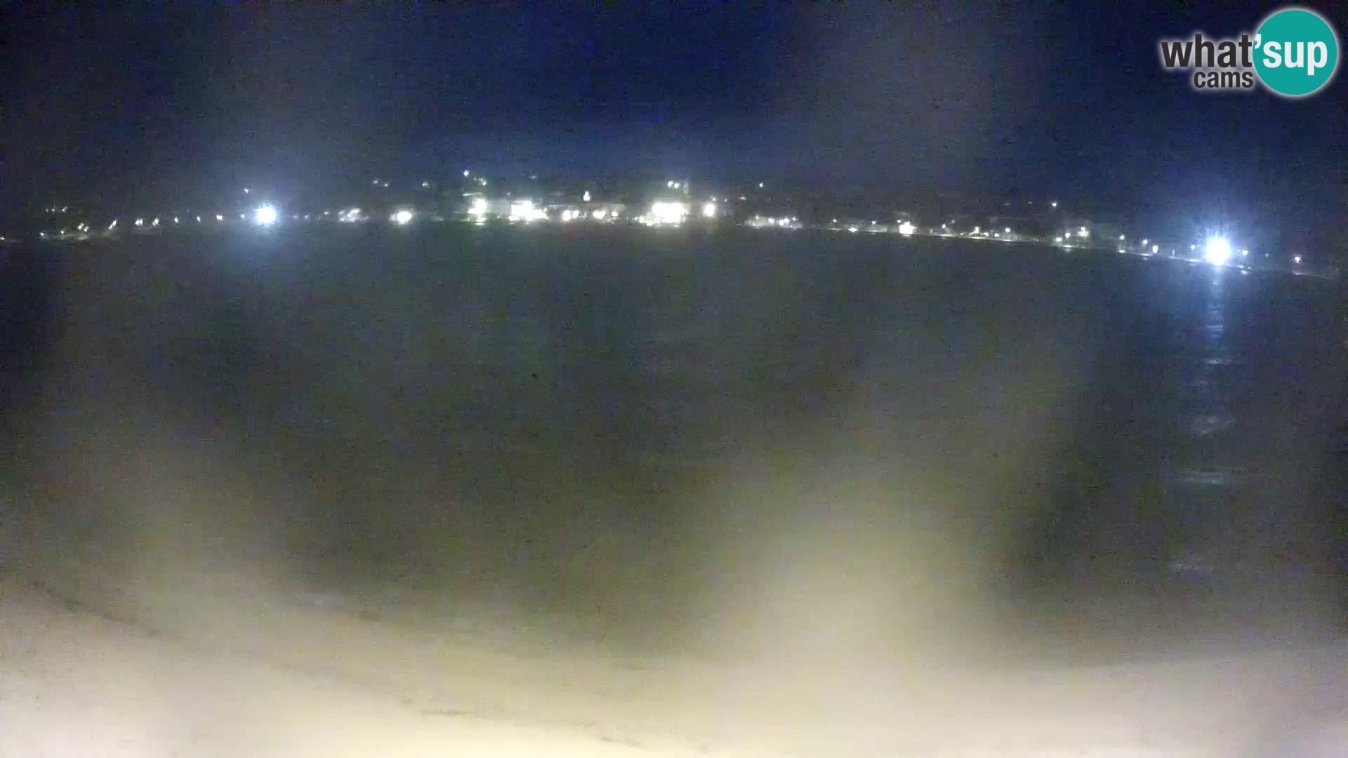 Novalja webcam – spiaggia cittadina