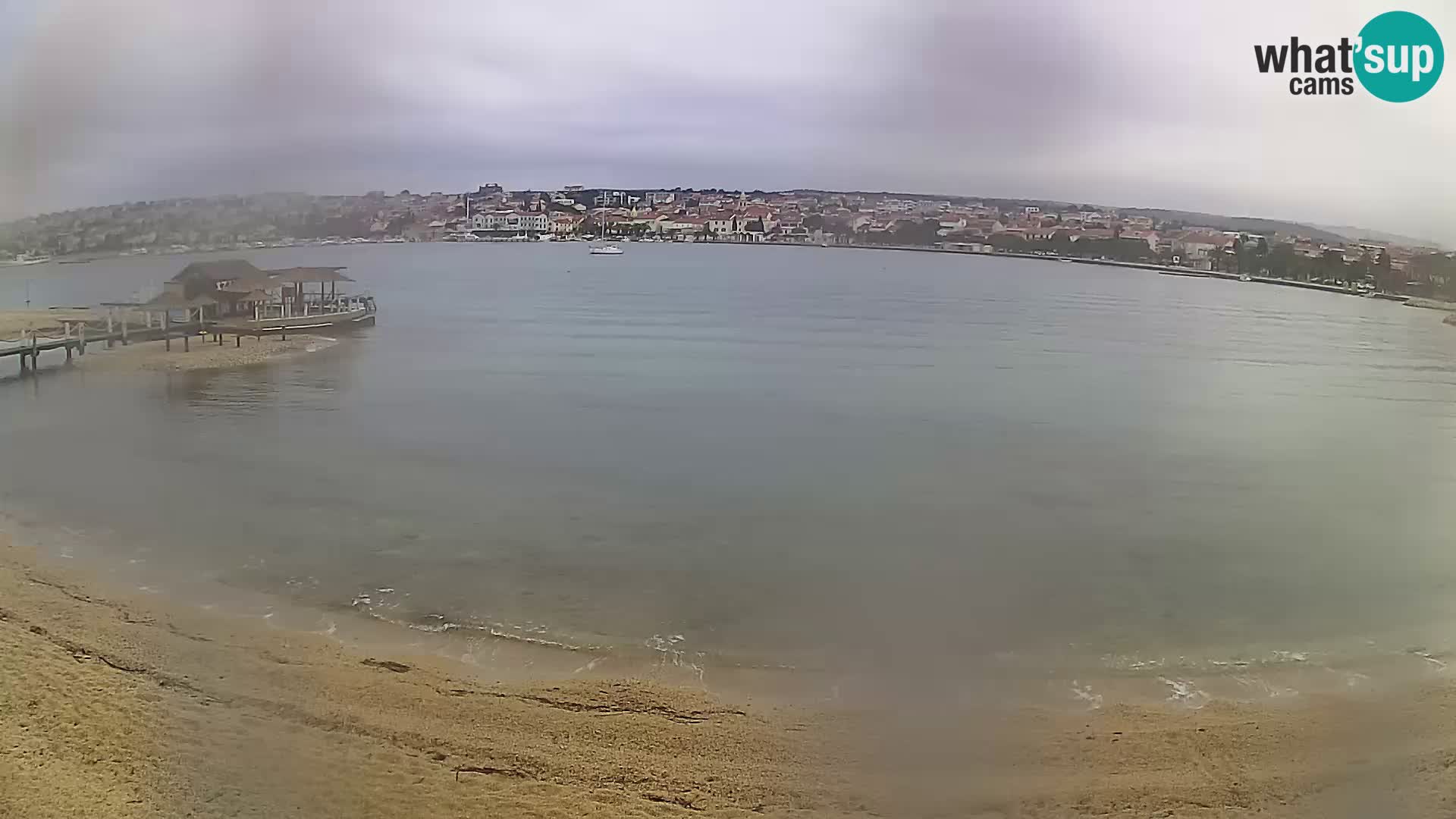 Live webcam Novalja – The Town beach