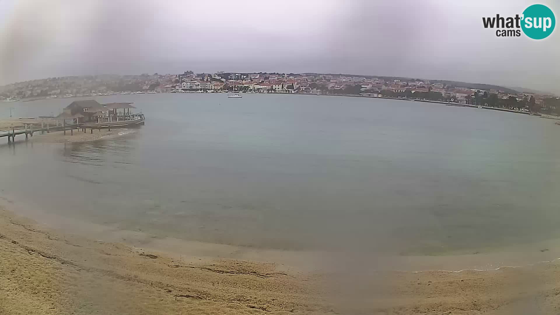 Novalja webcam – spiaggia cittadina