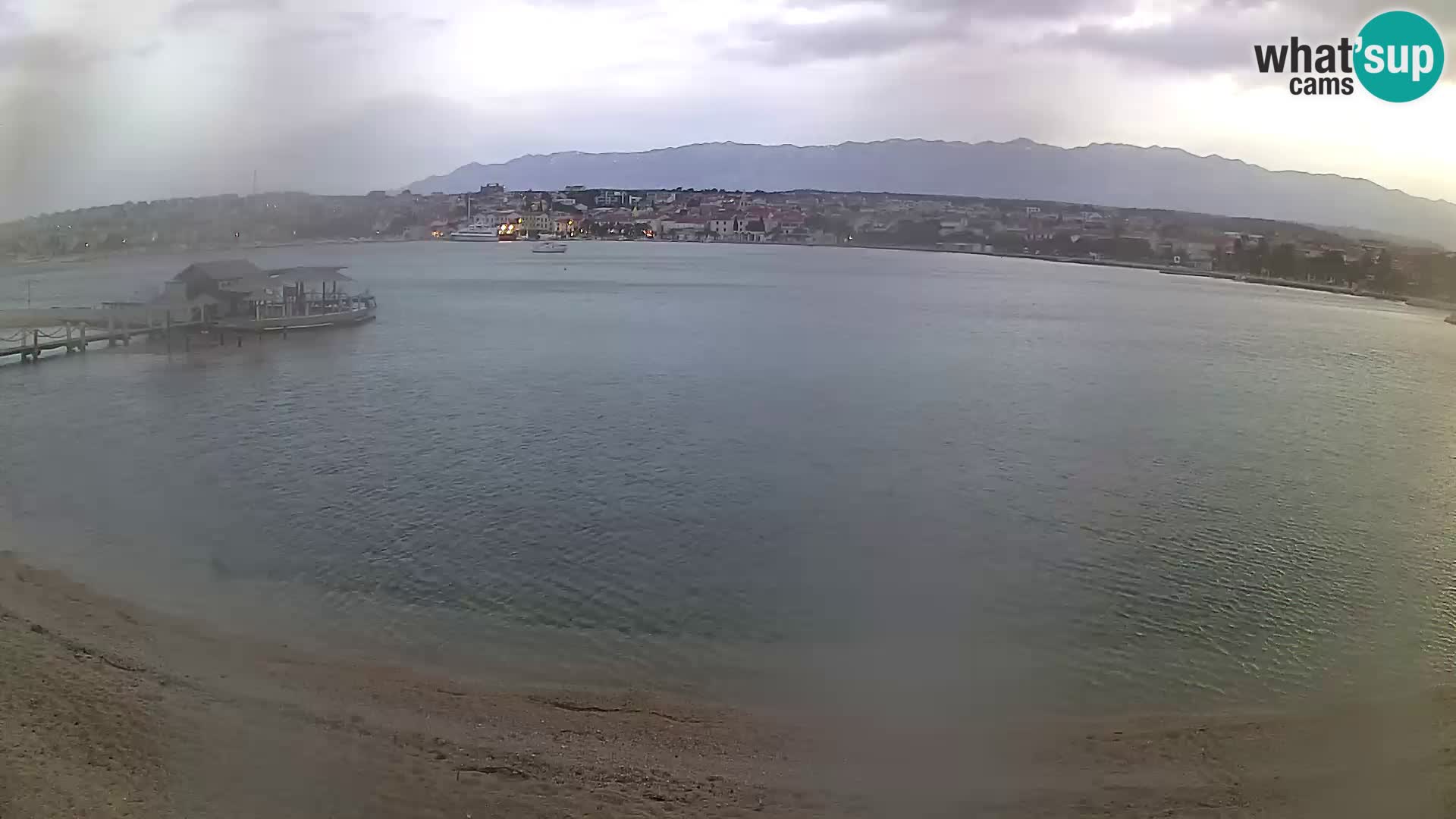 Live webcam Novalja – The Town beach