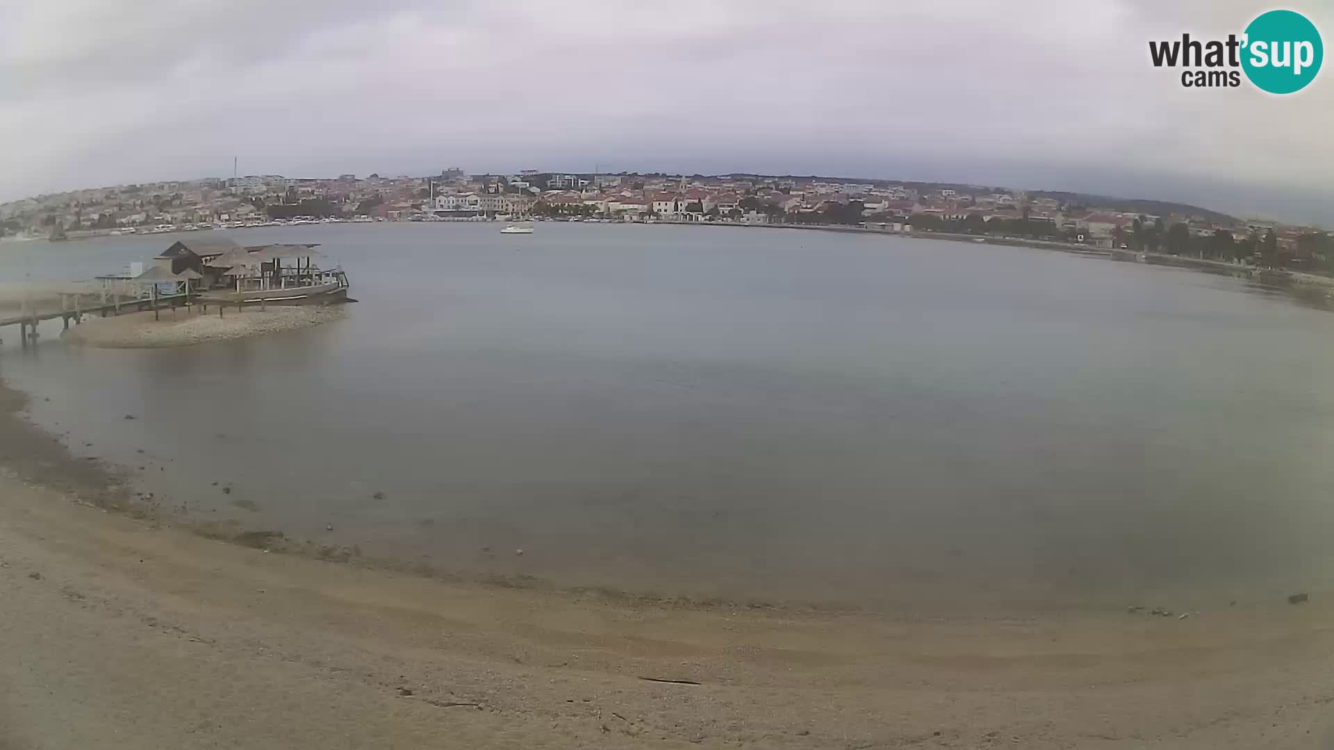 Novalja livecam – plage de la ville