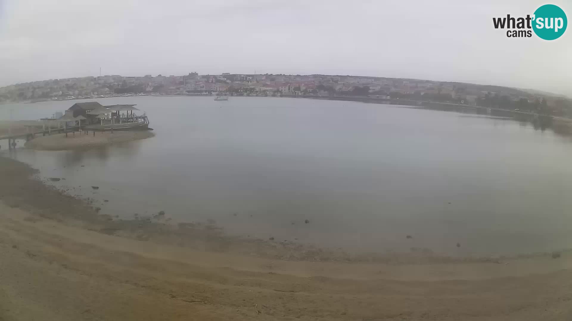 Novalja livecam – plage de la ville