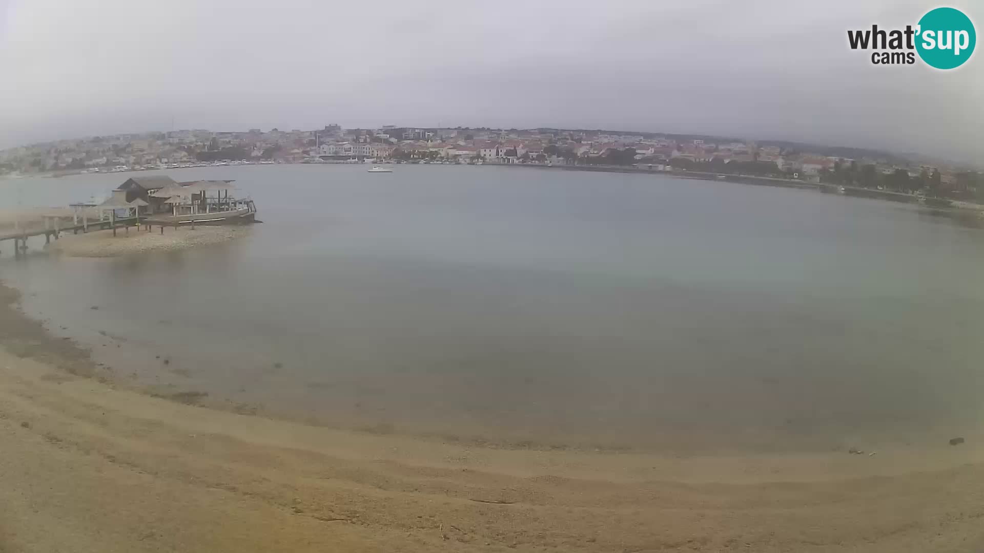 Live webcam Novalja – The Town beach