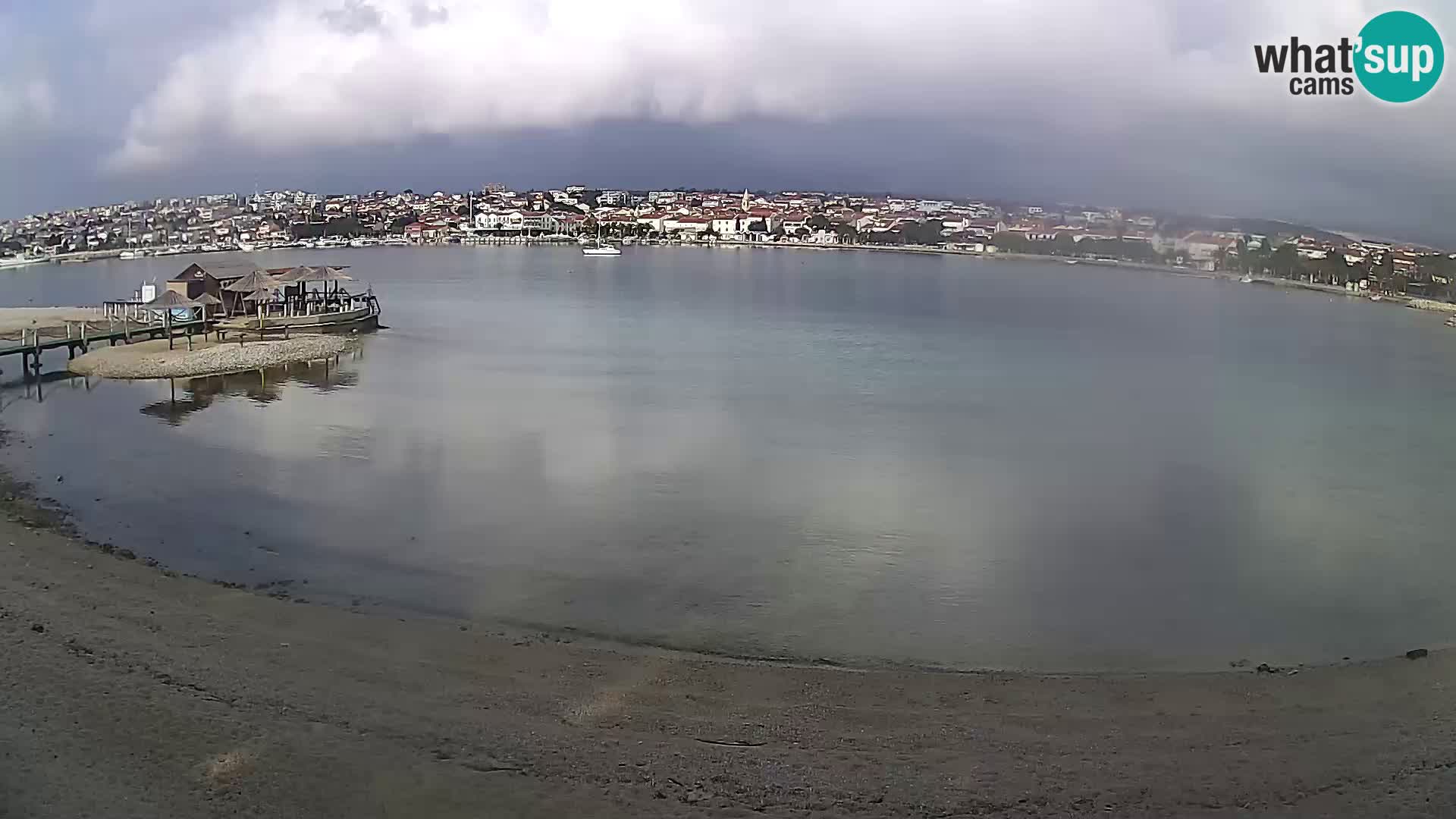 Live webcam Novalja – The Town beach