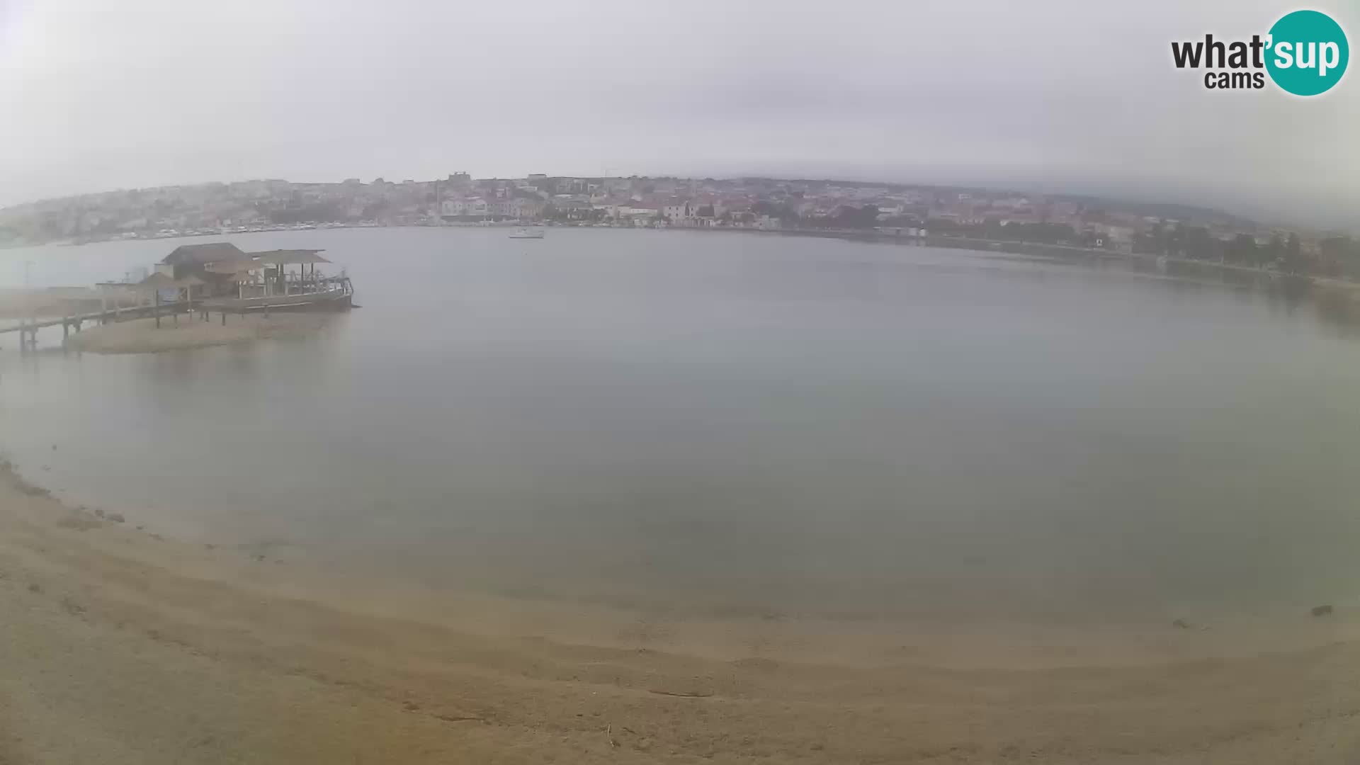 Live webcam Novalja – The Town beach