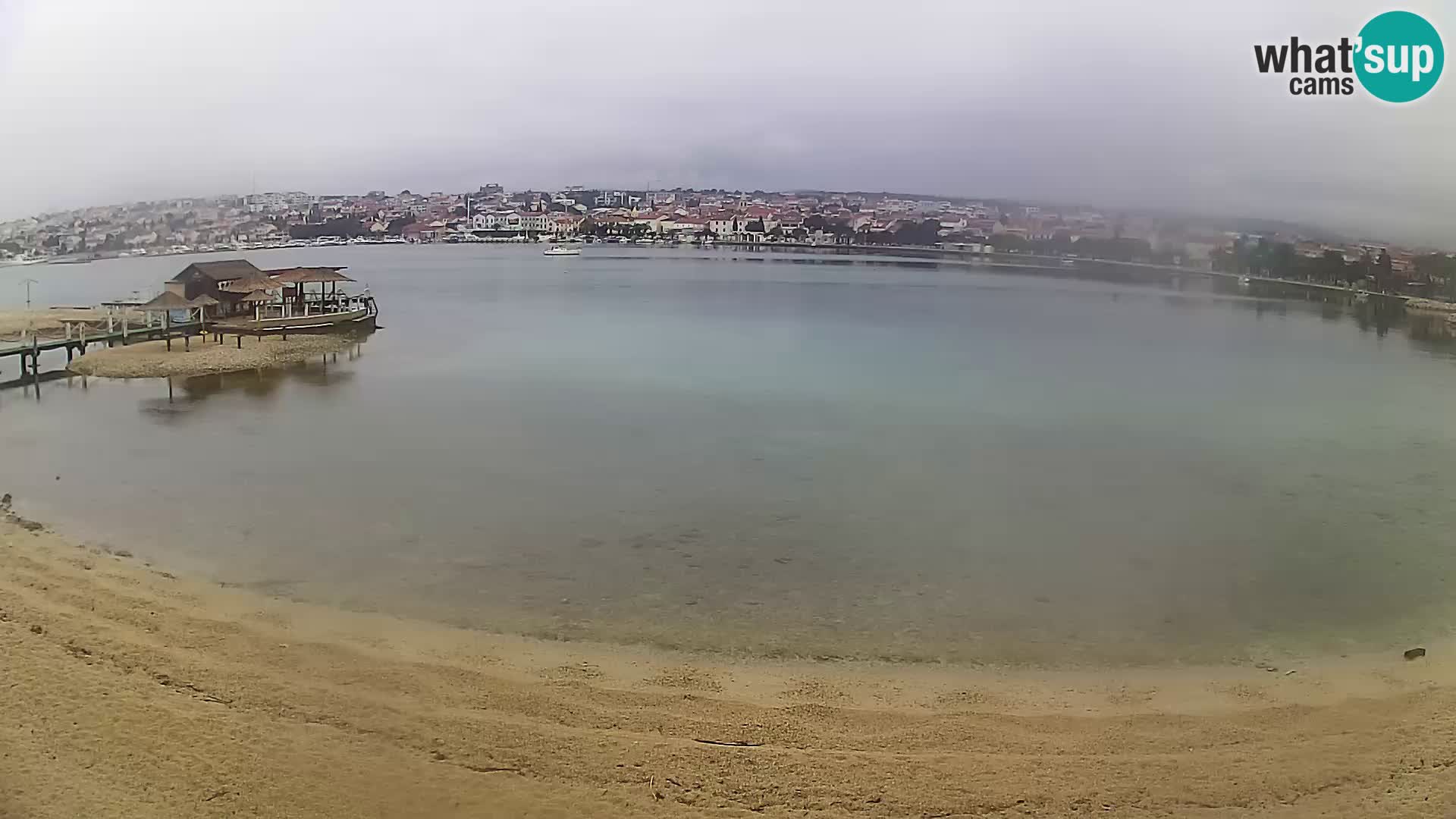 Novalja en vivo – playa de la ciudad