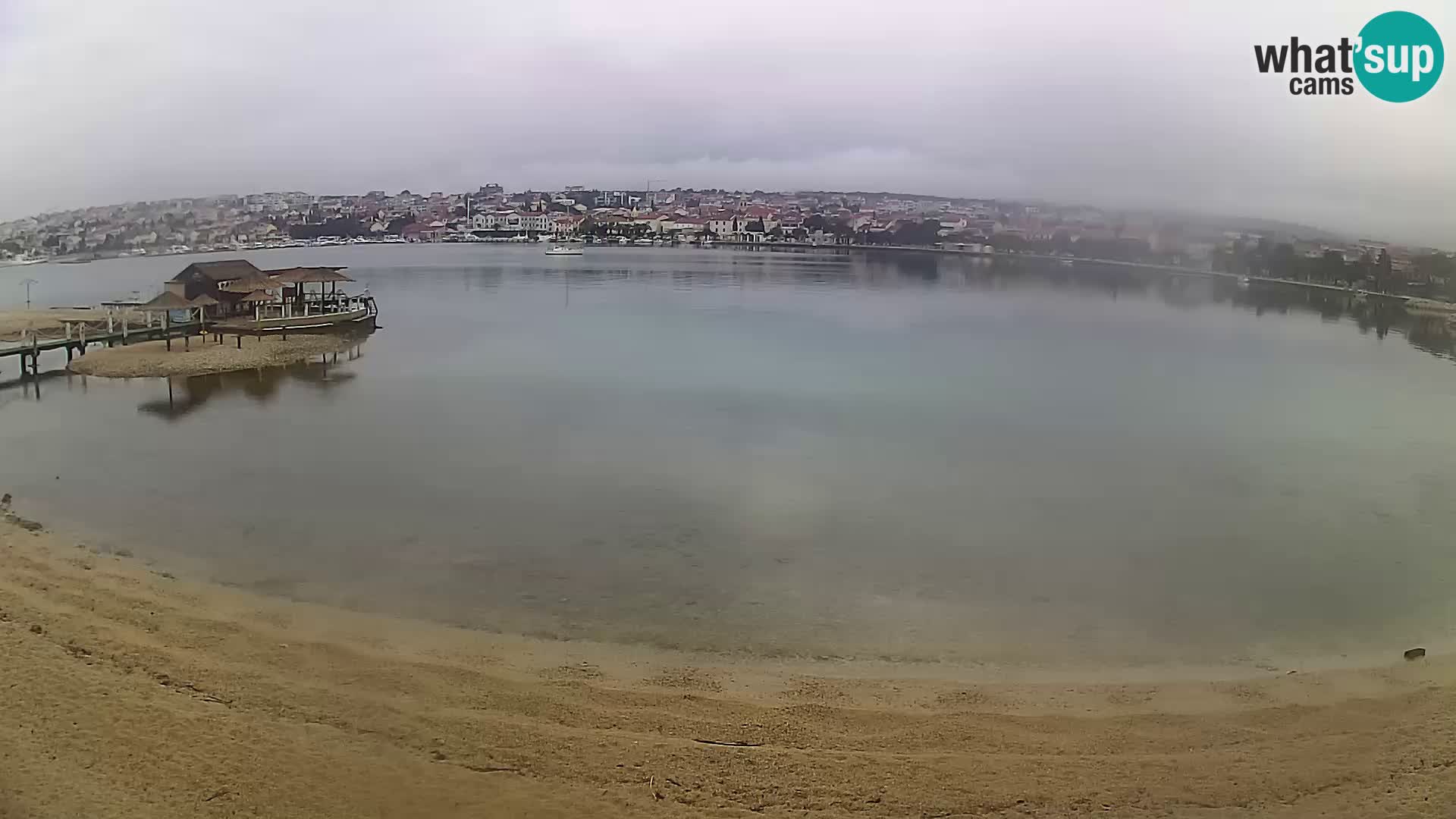 Live webcam Novalja – The Town beach