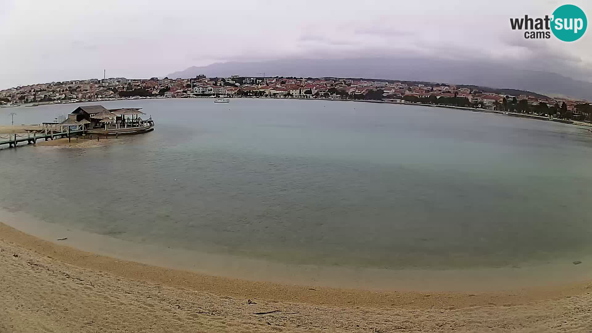 Live webcam Novalja – The Town beach