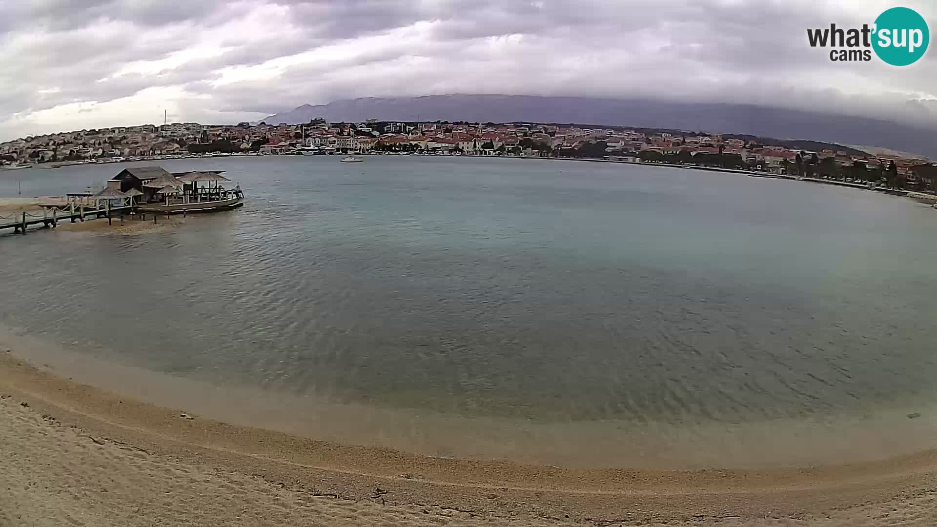 Live webcam Novalja – The Town beach