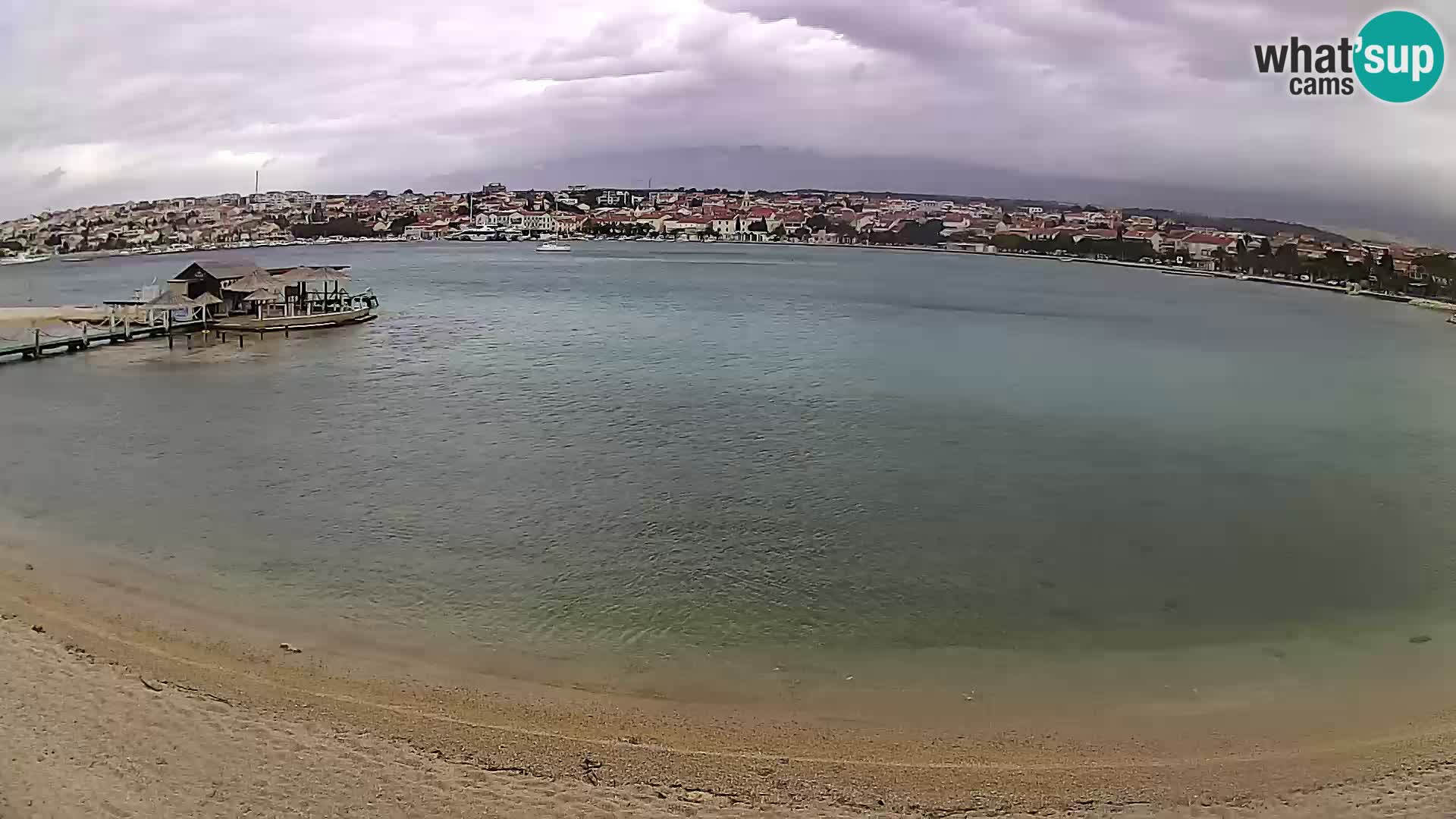 Novalja livecam – plage de la ville