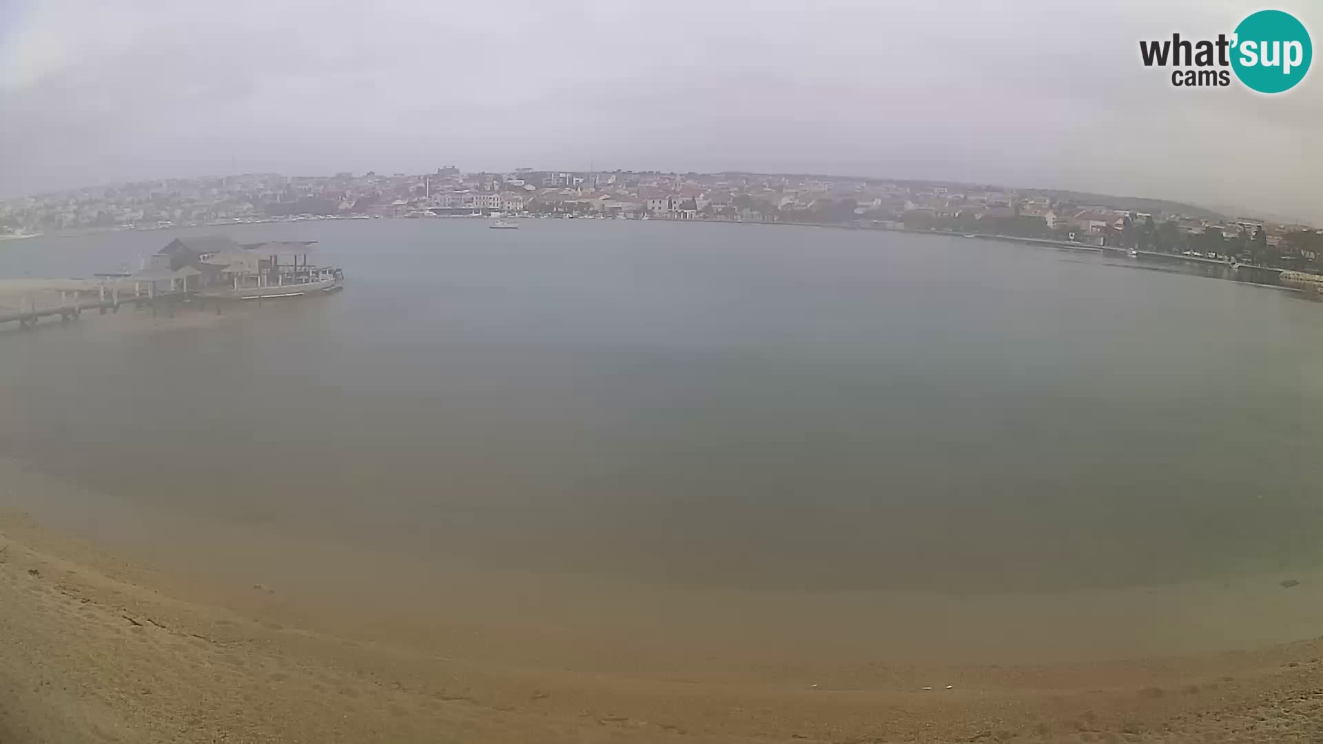 Live webcam Novalja – The Town beach