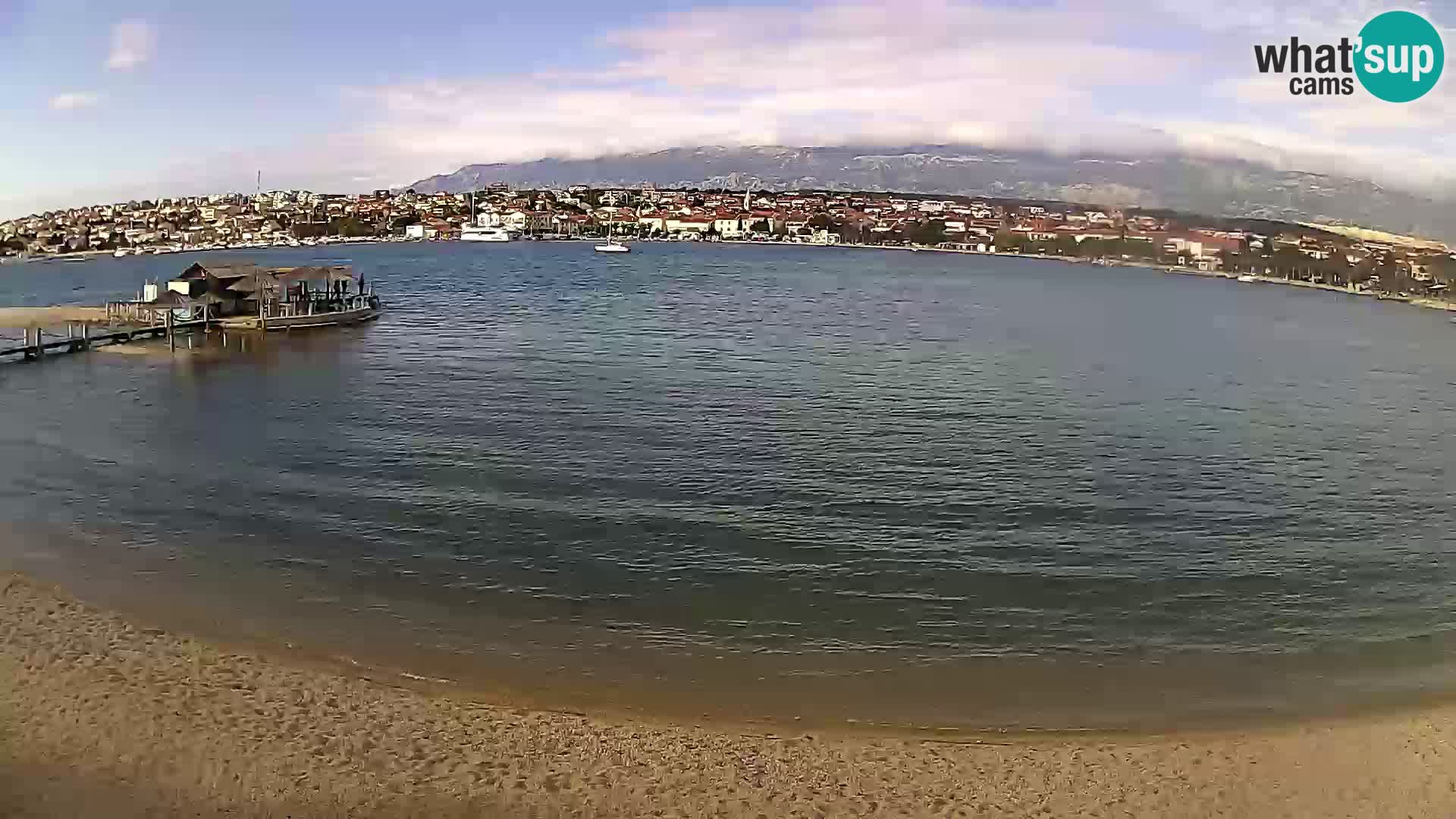 Live webcam Novalja – The Town beach