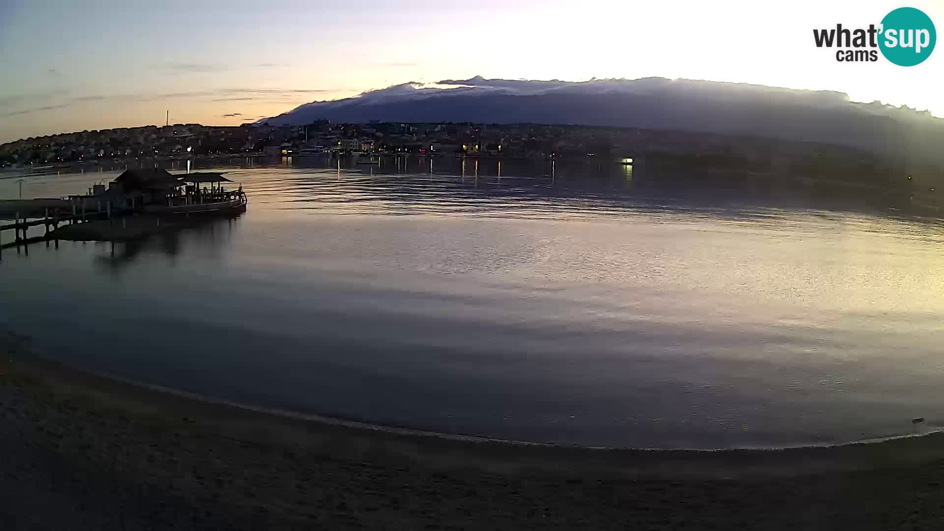 Live webcam Novalja – The Town beach