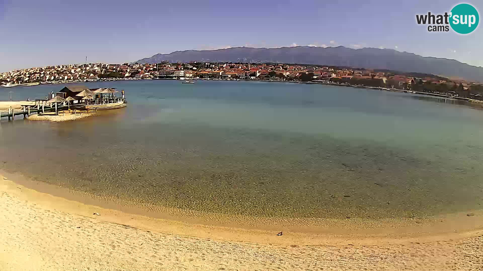 Novalja Kamera u živo – gradska plaža