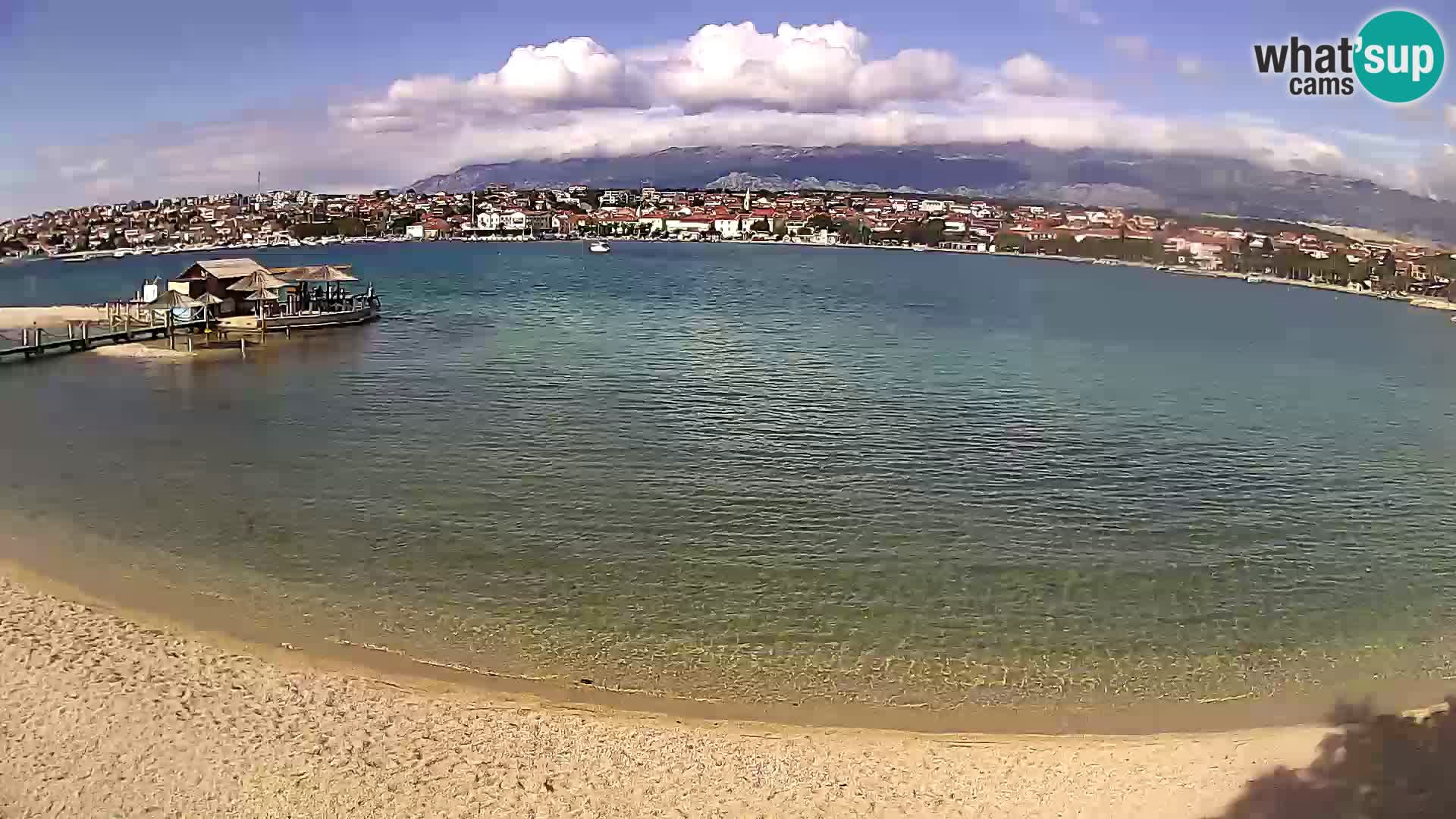 Live webcam Novalja – The Town beach