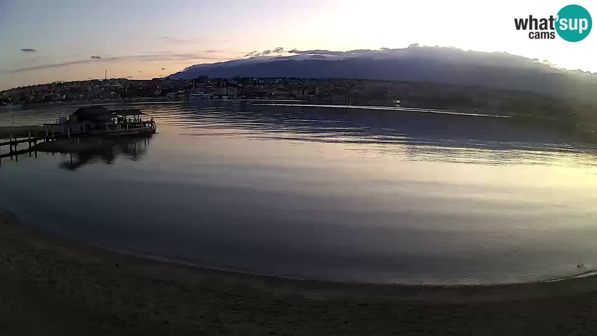 Novalja livecam – plage de la ville