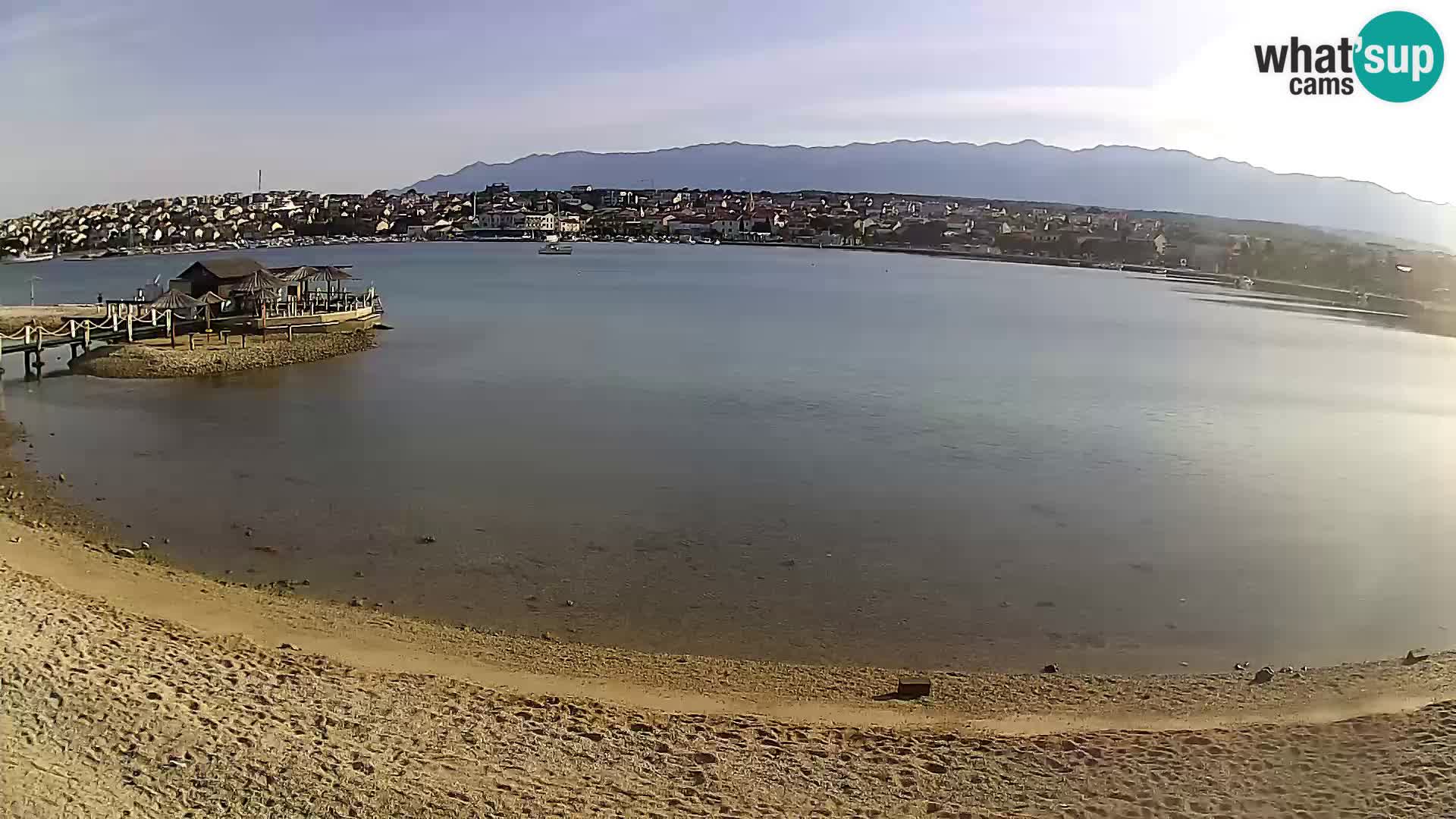 Live webcam Novalja – The Town beach