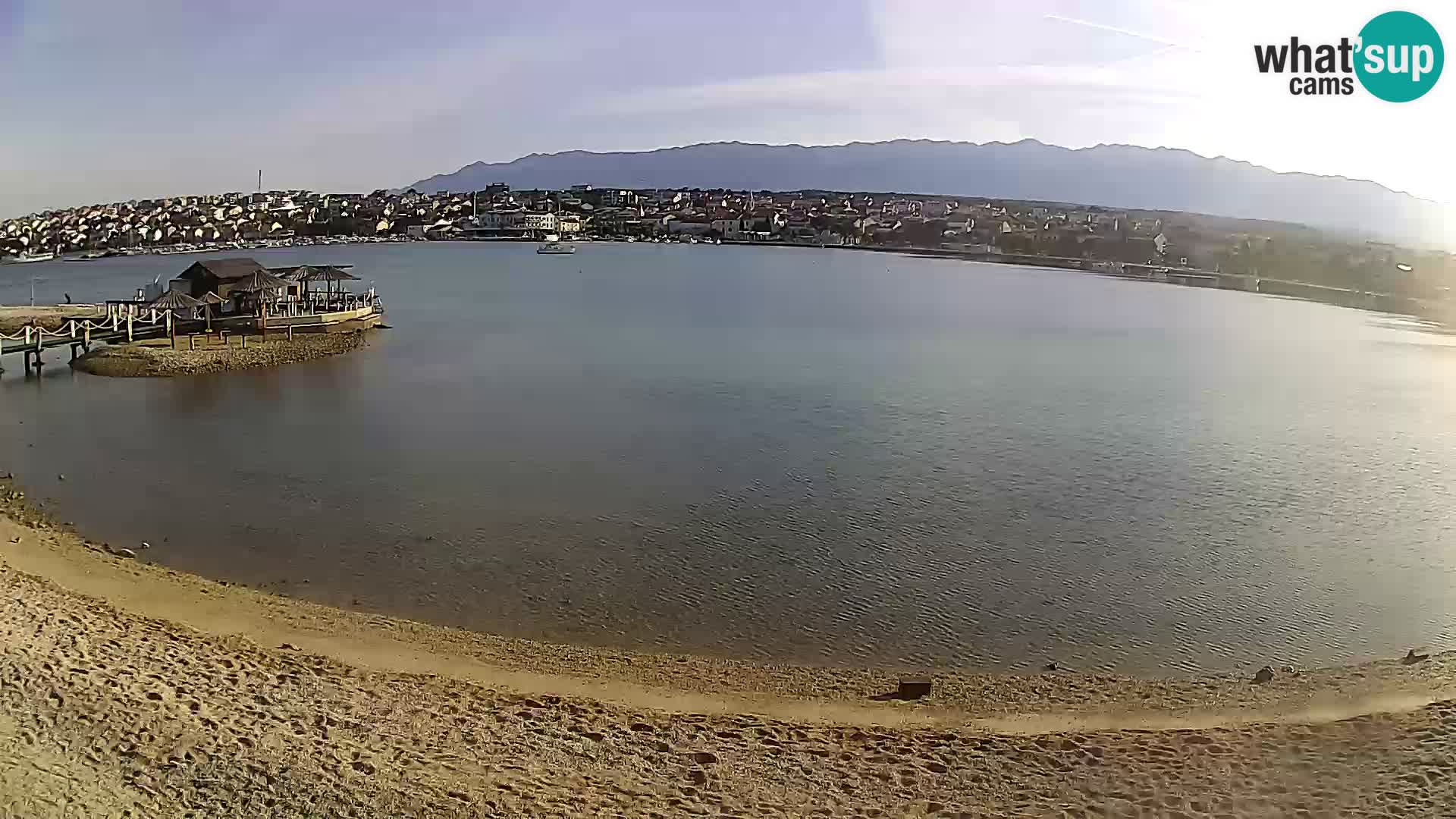 Live webcam Novalja – The Town beach