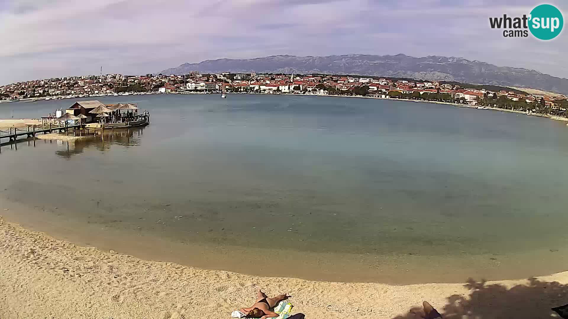 Novalja livecam – plage de la ville