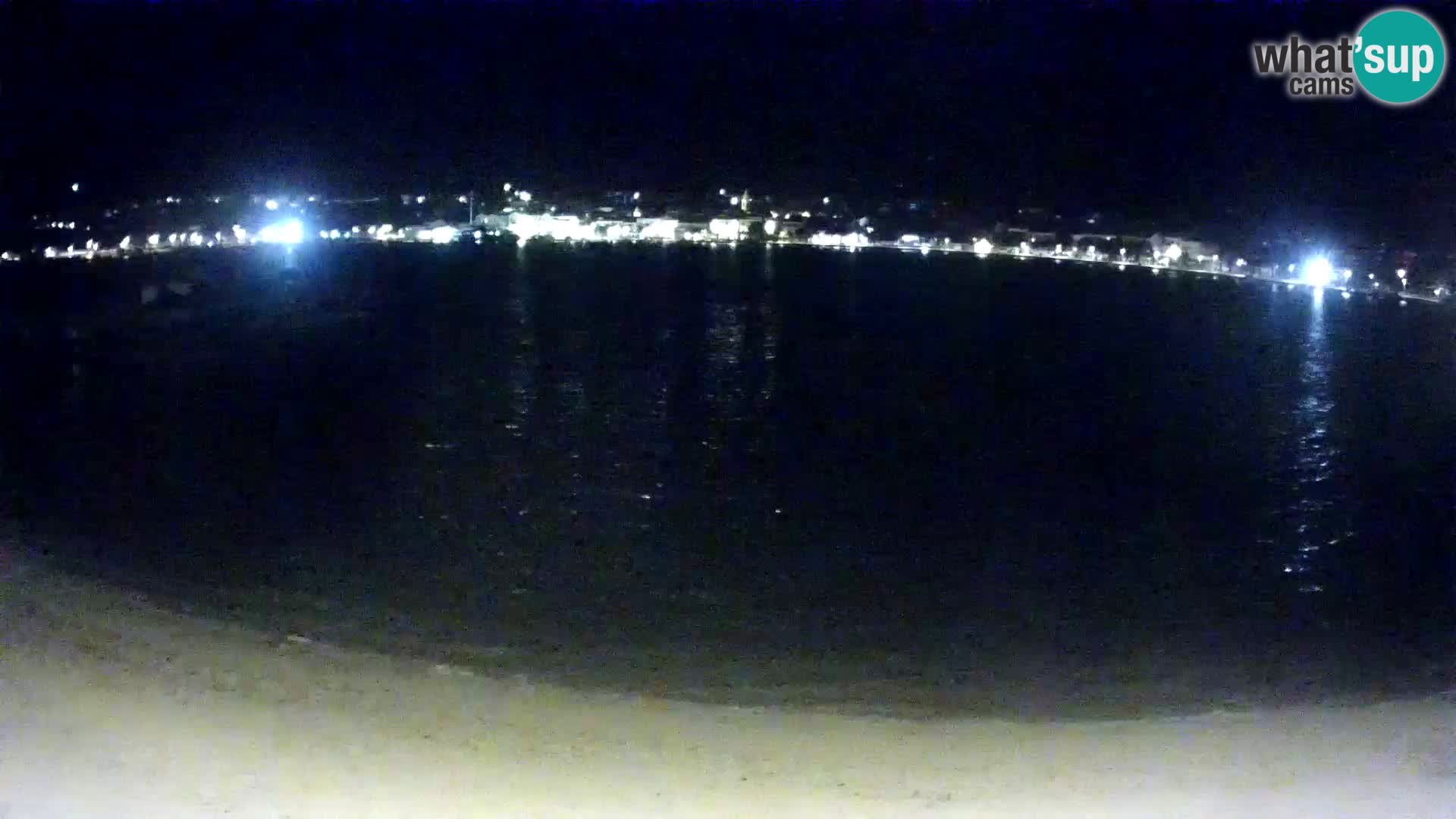 Novalja en vivo – playa de la ciudad