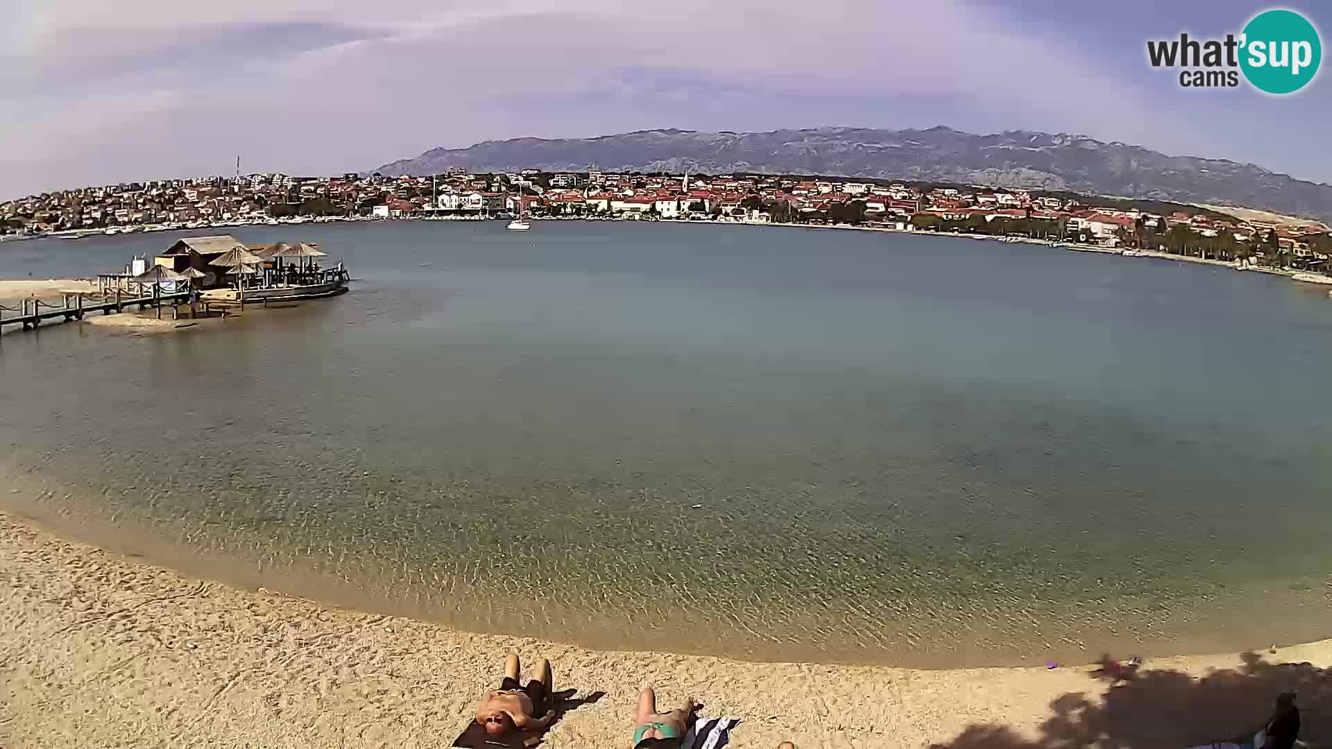 Novalja webcam – spiaggia cittadina