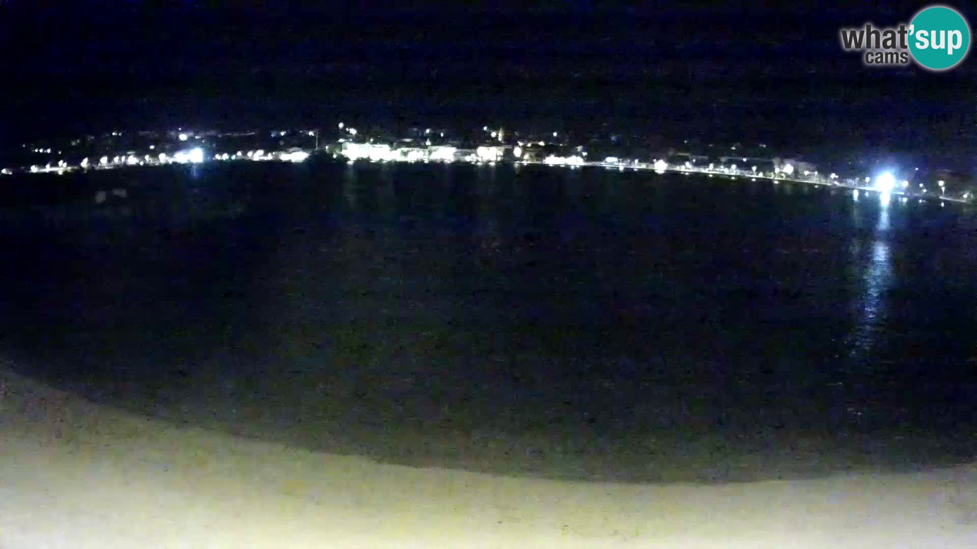 Novalja webcam – spiaggia cittadina