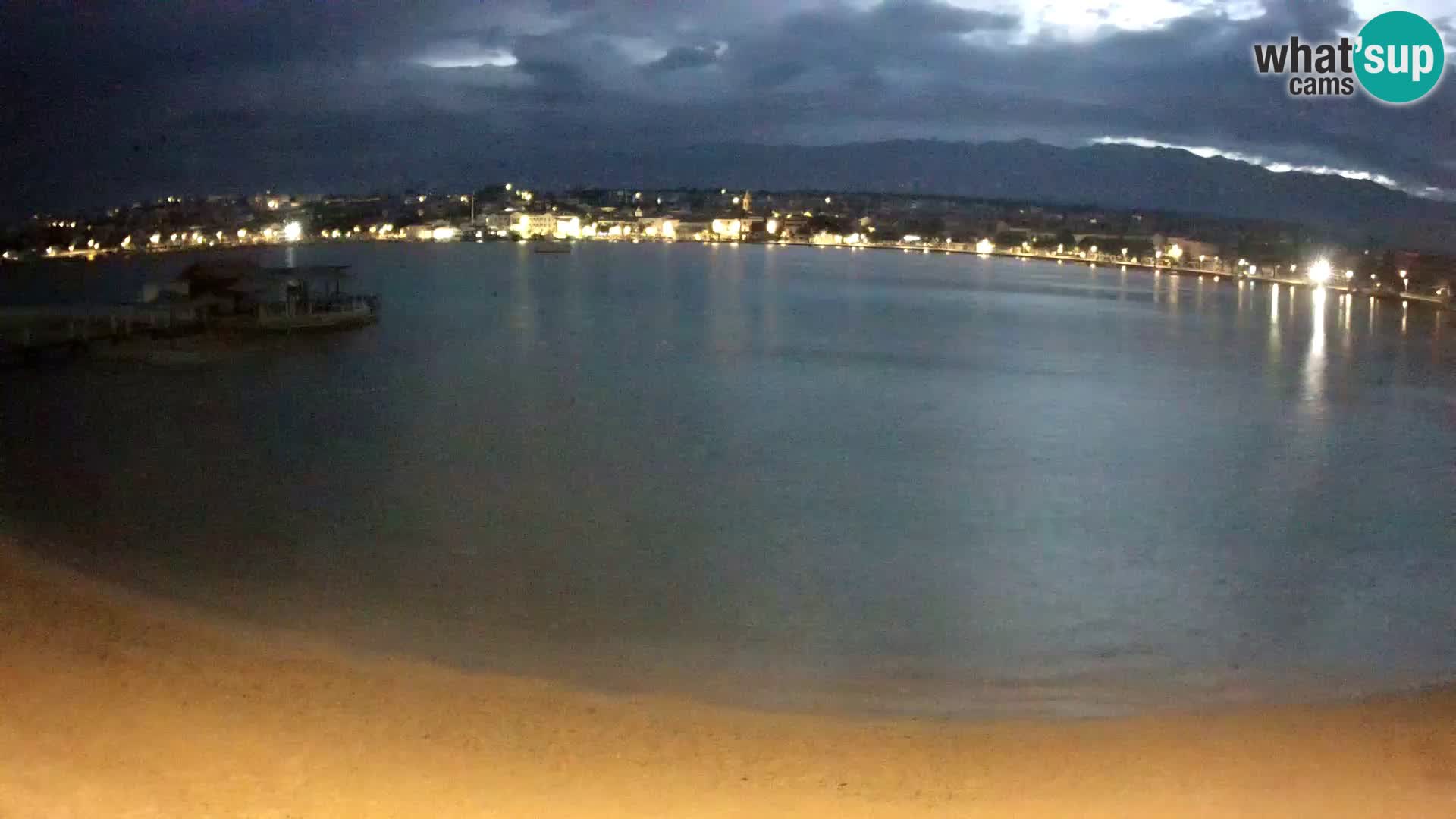 Novalja Kamera v živo – mestna plaža