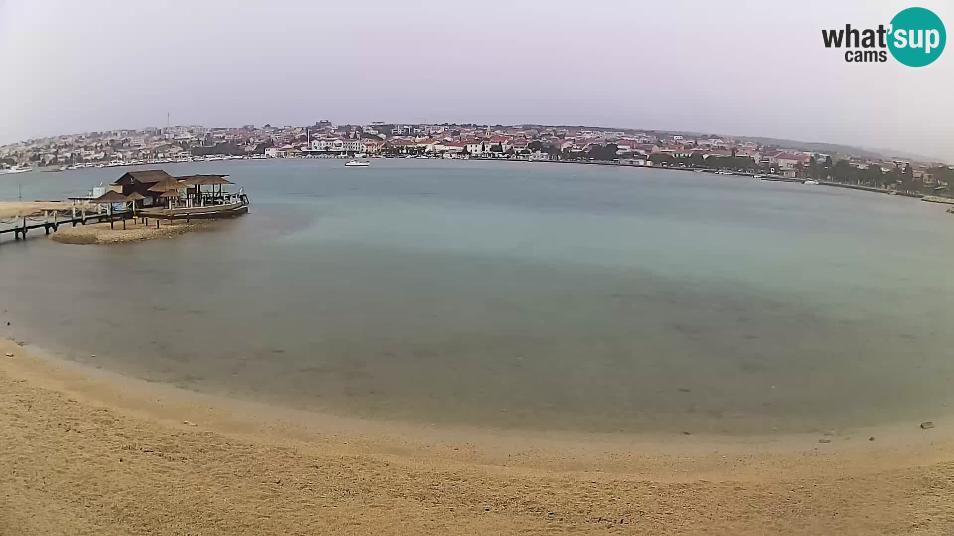 Live webcam Novalja – The Town beach