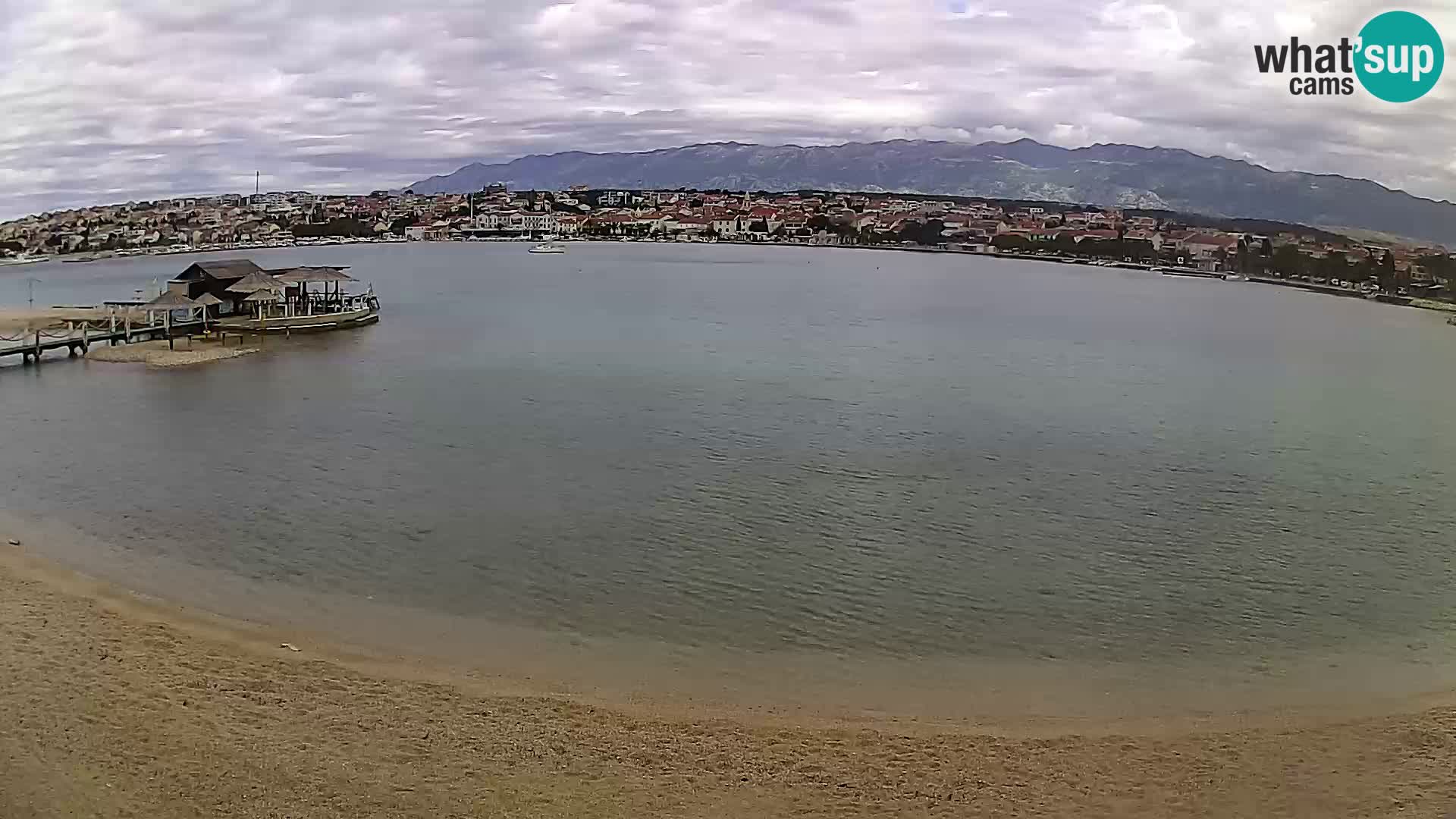 Novalja livecam – plage de la ville