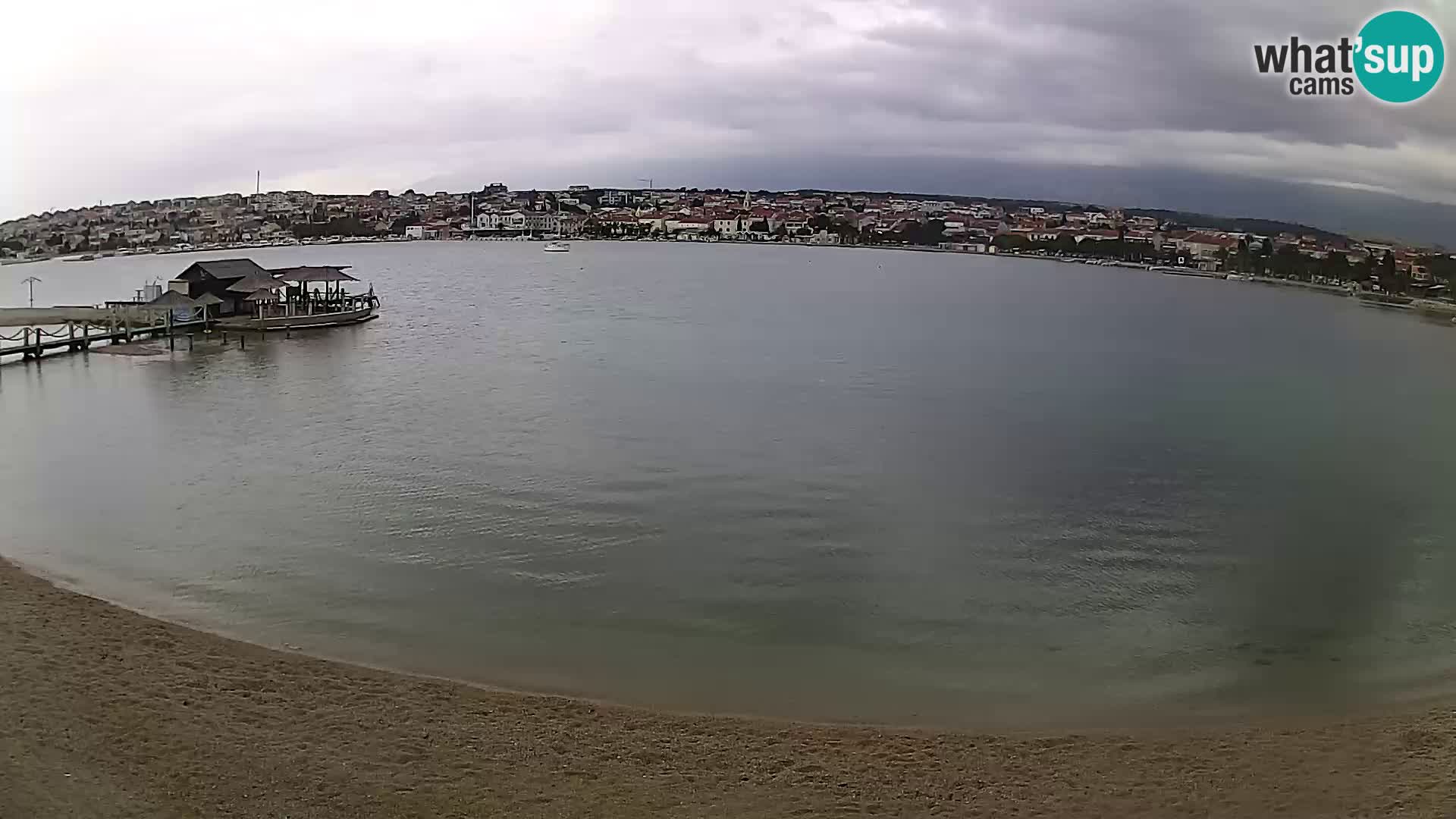 Live webcam Novalja – The Town beach