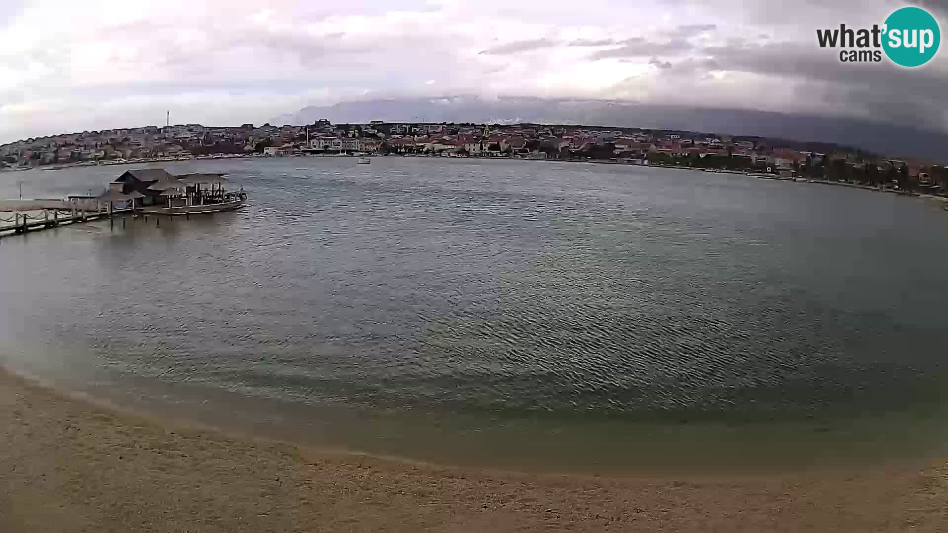 Live webcam Novalja – The Town beach