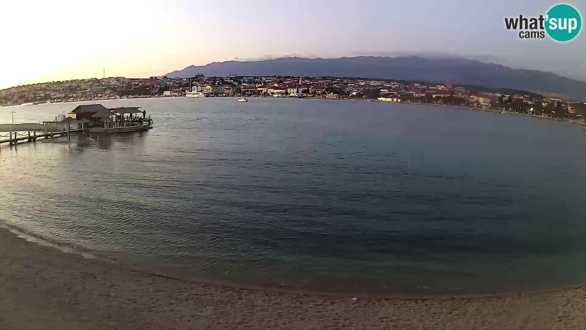 Novalja Kamera u živo – gradska plaža