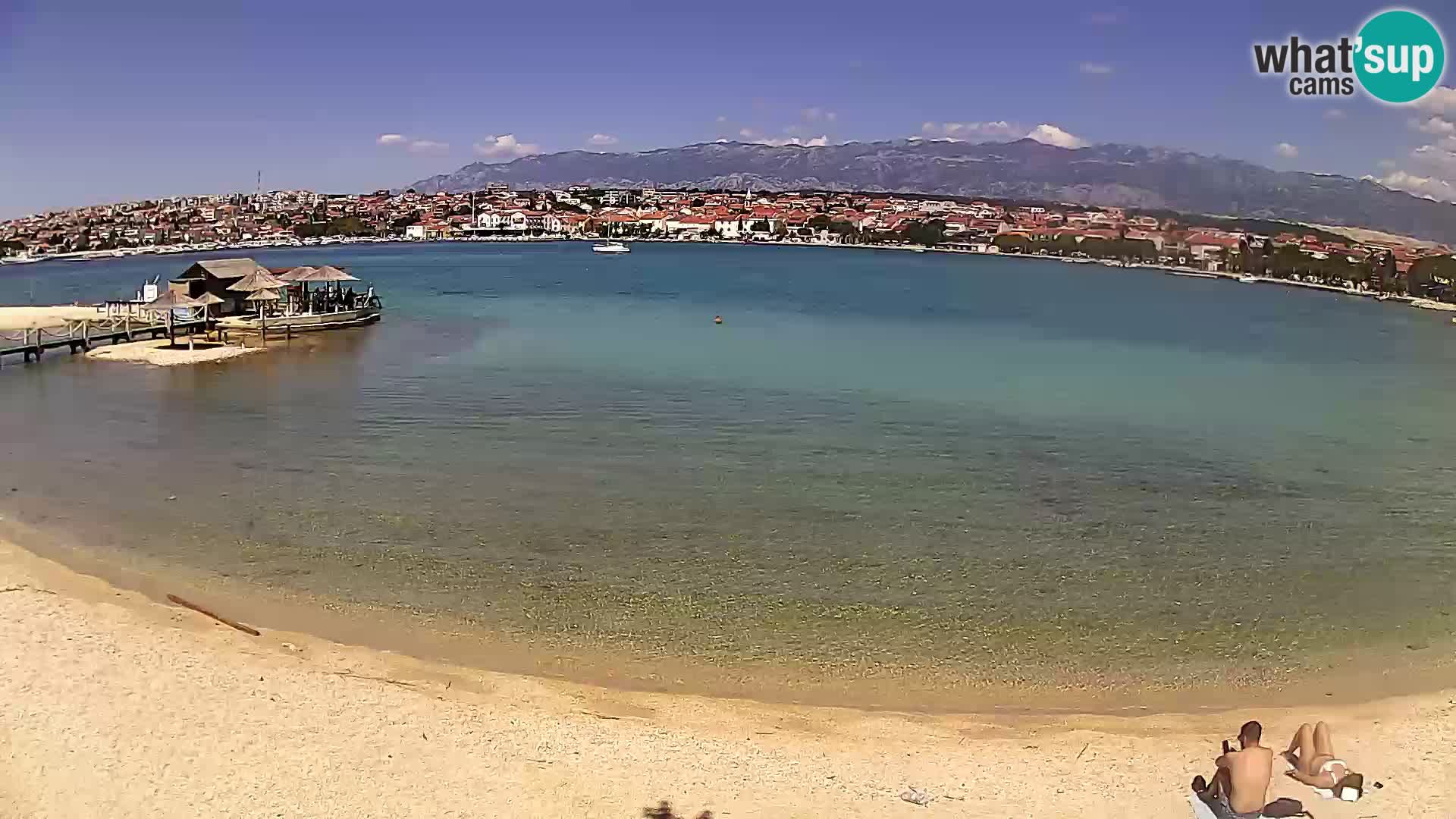 Live webcam Novalja – The Town beach