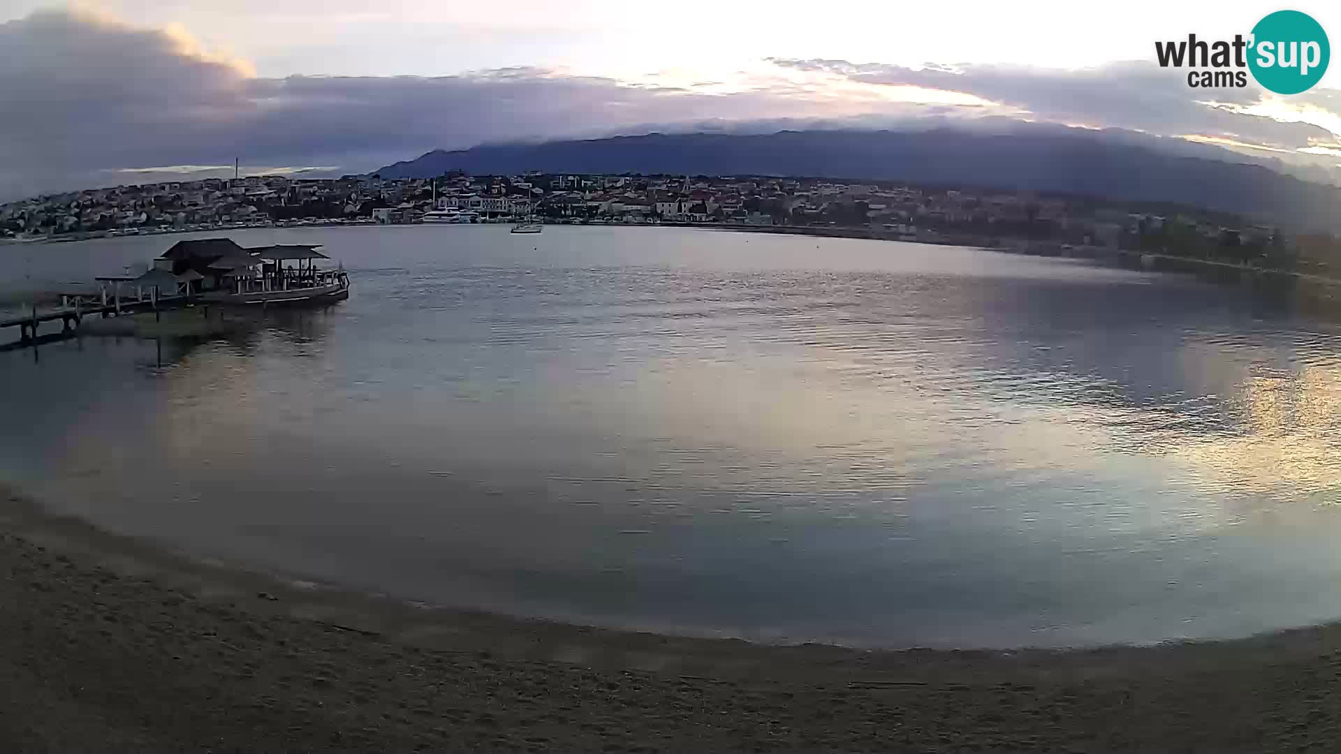 Live webcam Novalja – The Town beach