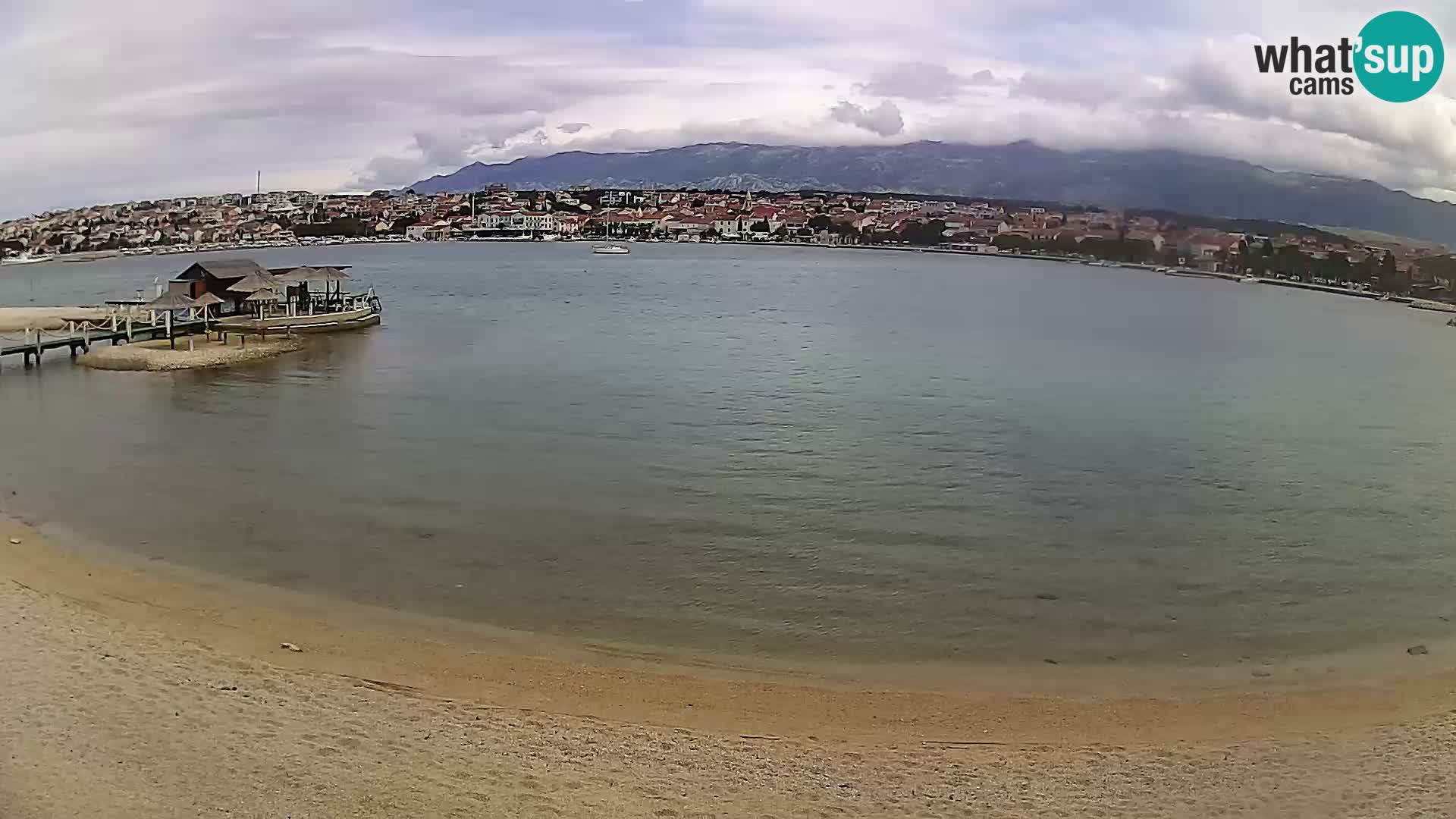 Live webcam Novalja – The Town beach