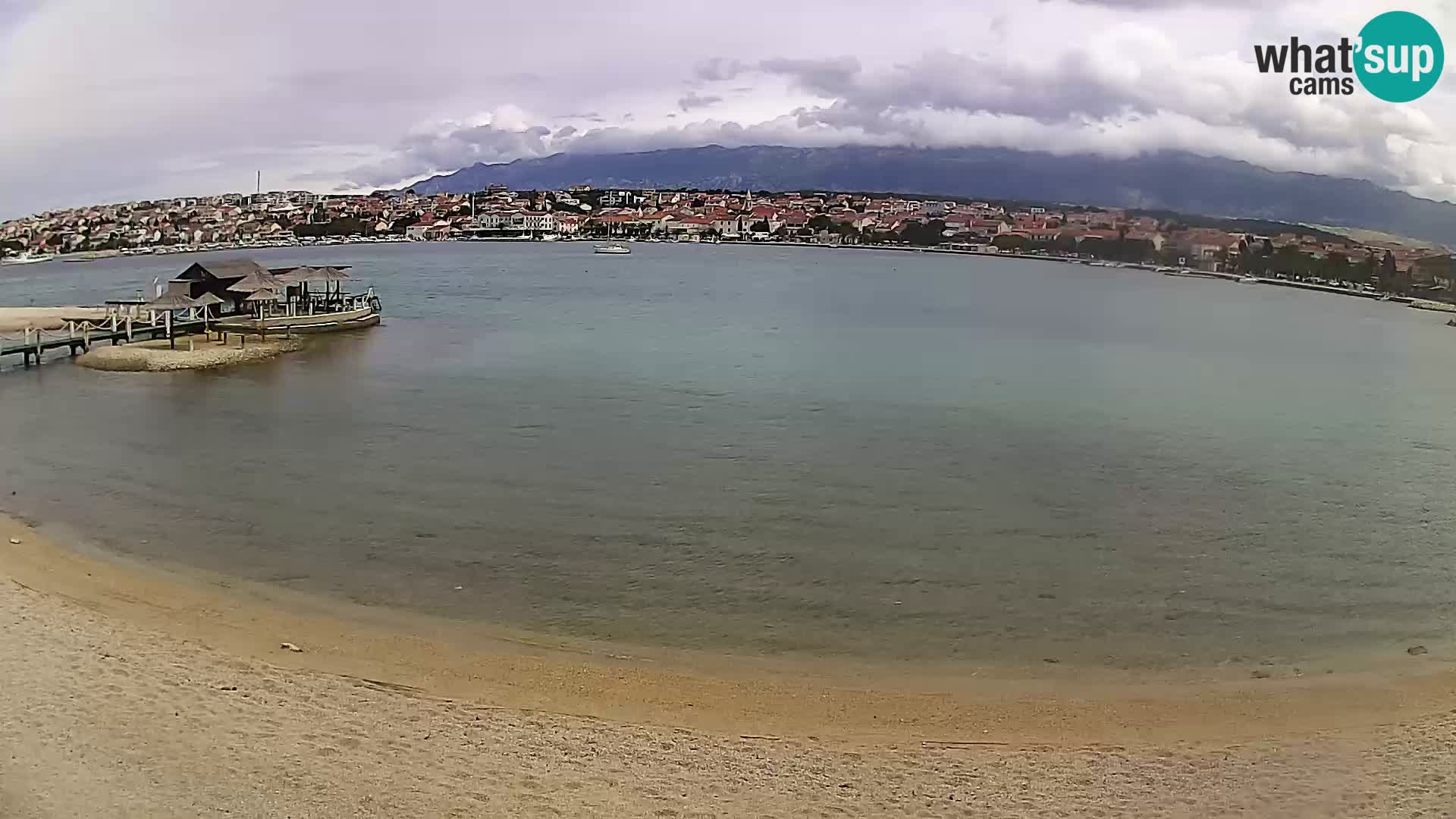 Novalja Kamera v živo – mestna plaža
